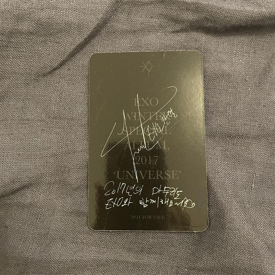 EXO Baekhyun 2024 Season's Greetings photocard #exo | Depop