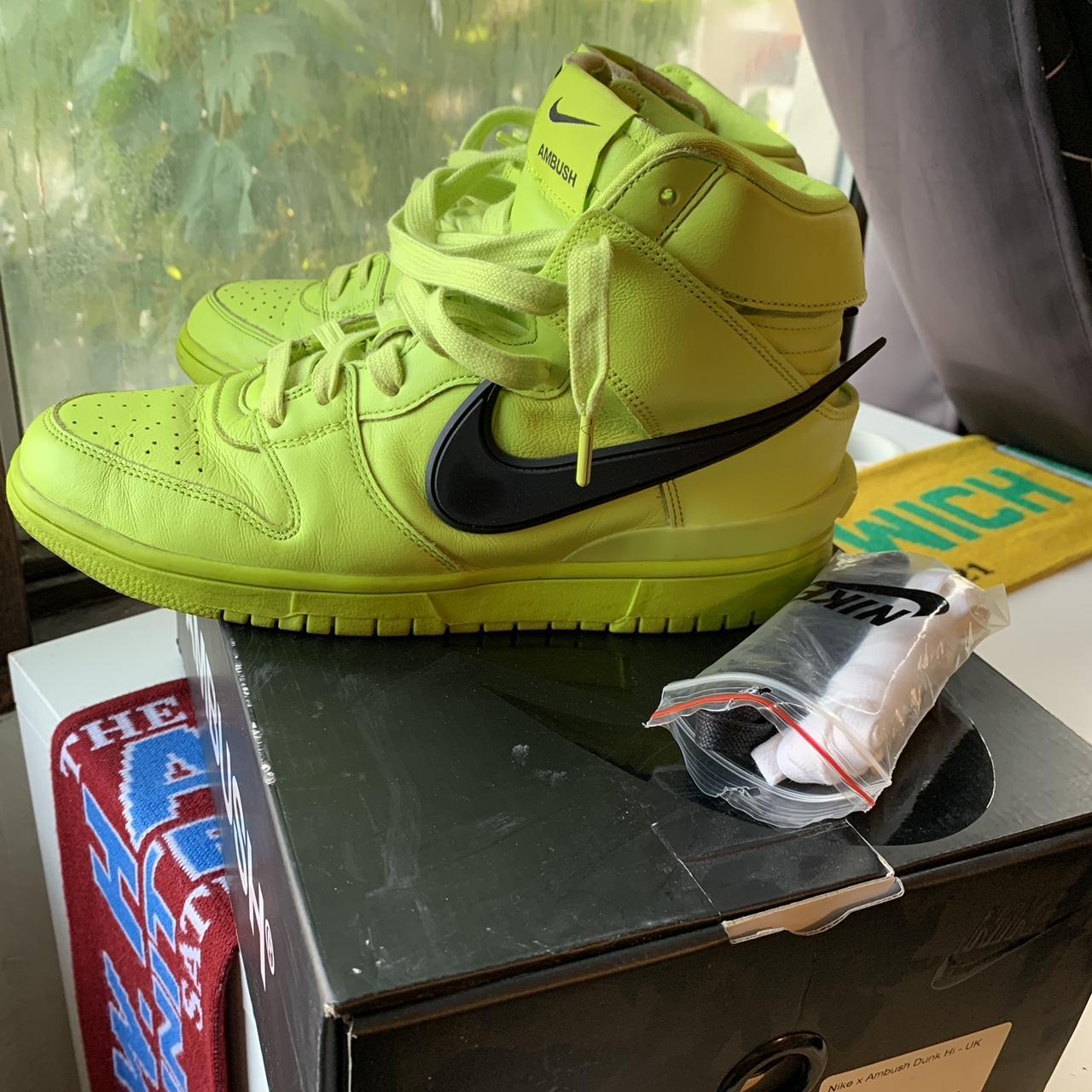 Specialized Ambush Neon Ambush Neon Green Dunks AMBUSH X BAPE X