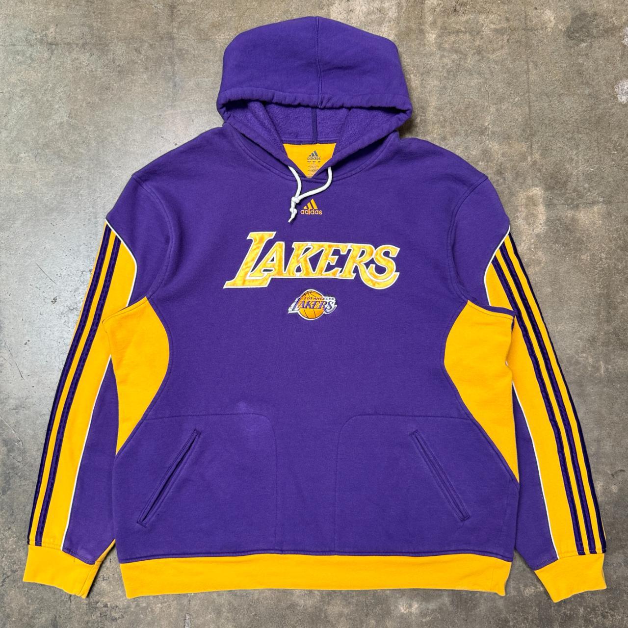 VTG Adidas Los Angeles Lakers NBA Mens Black. Depop