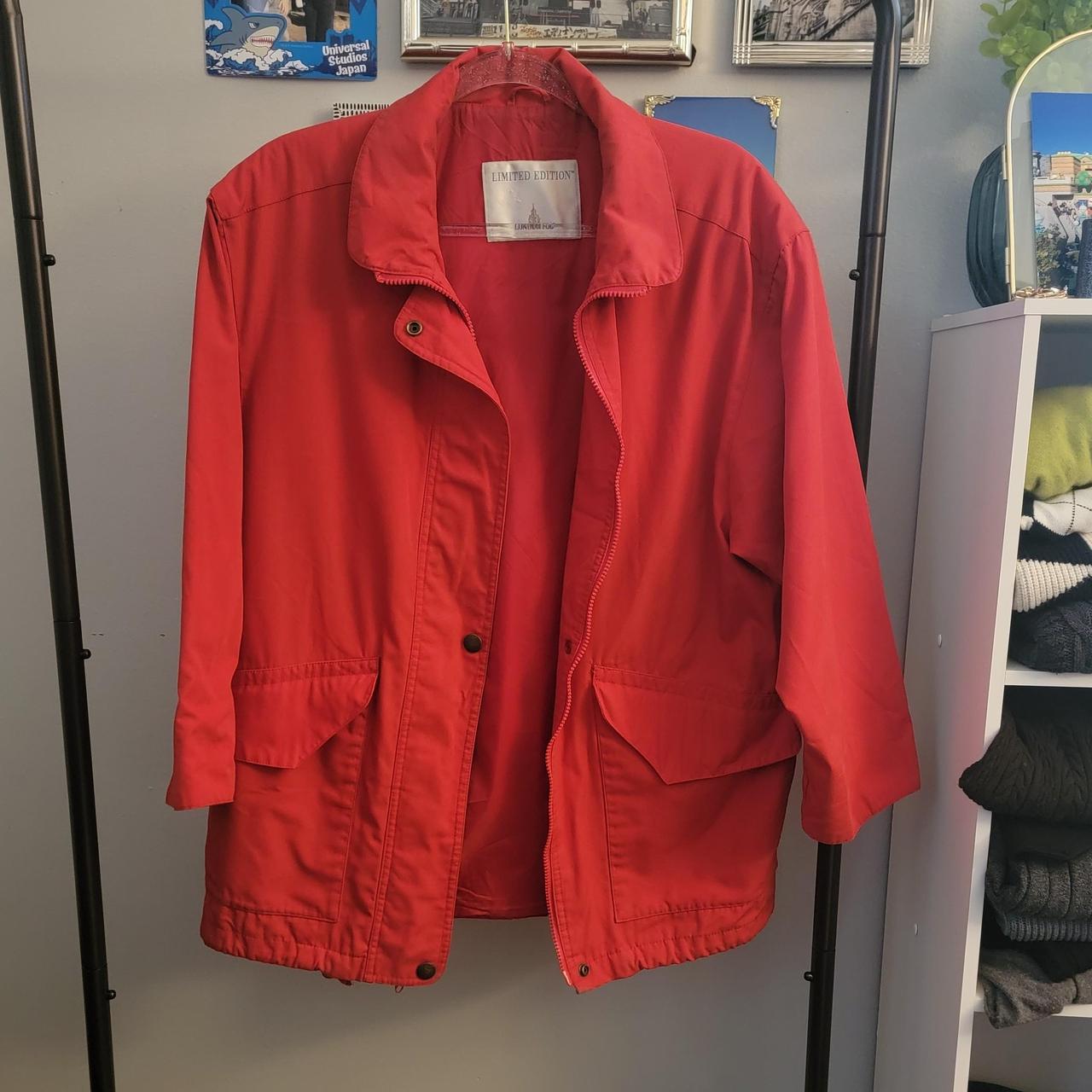 London fog 2024 red jacket