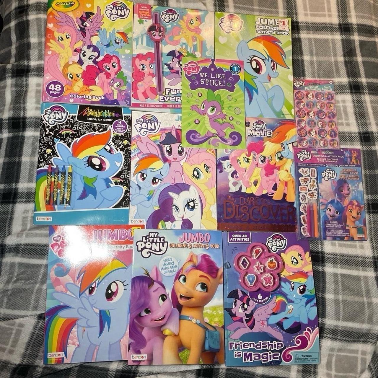 My little pony g4 coloring / activity book lot This... | Depop