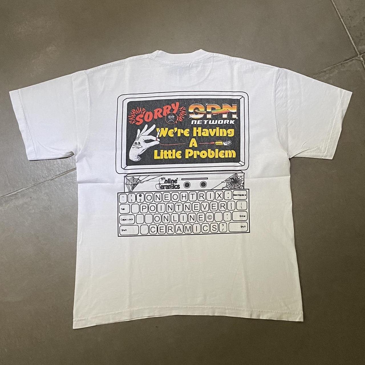 トップス Online Ceramics Oneohtrix Point Never Online Ceramics x OPN Oneohtrix Point Never Again Tour T