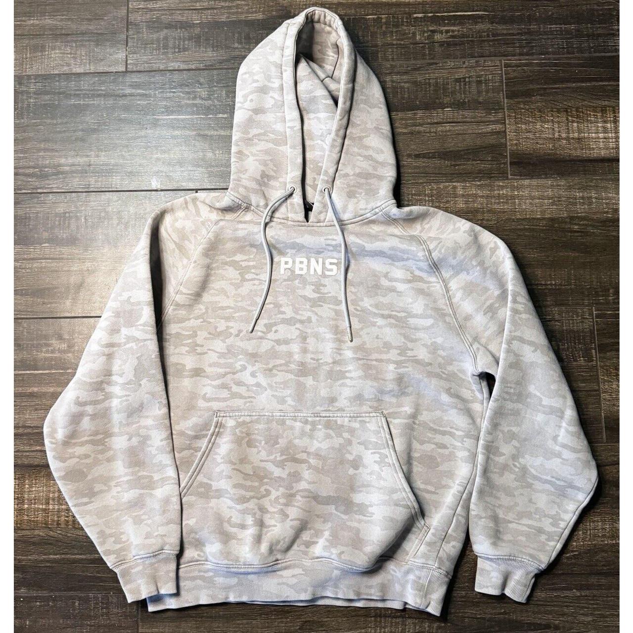 This Alphalete PBNS Hoodie in Gray Camo is