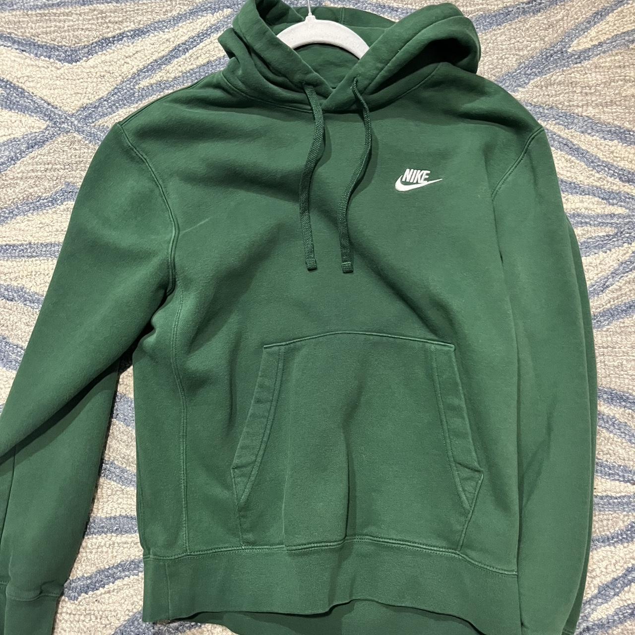dark green nike hoodie mens