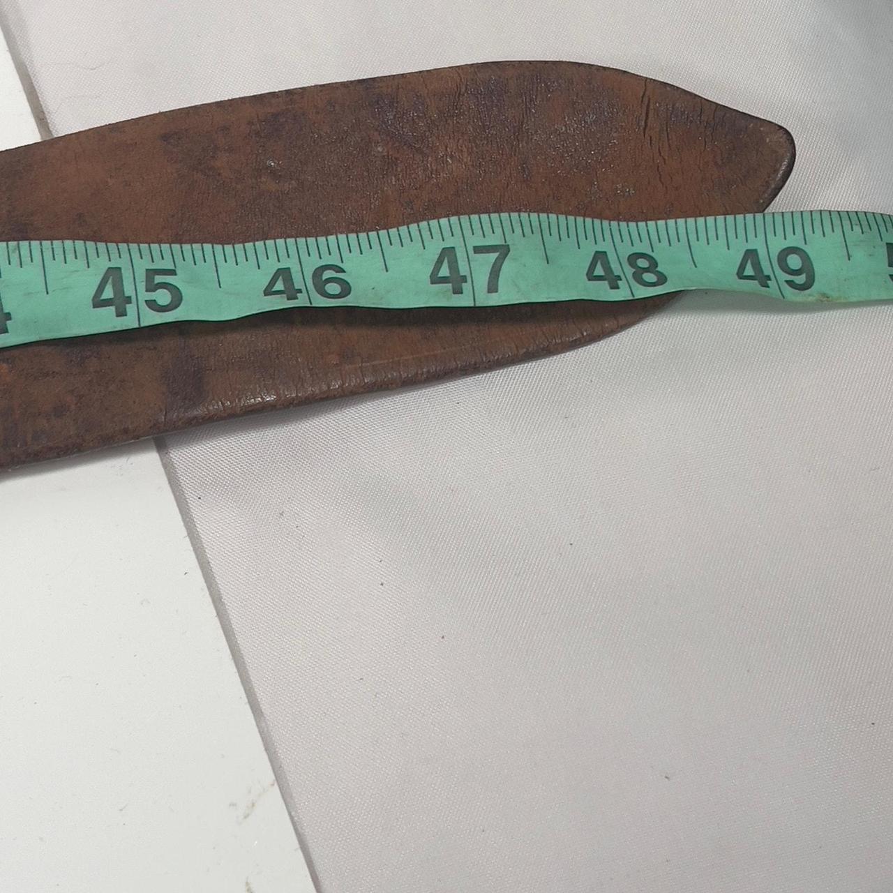 Source Unknown Men's Belt - Brown – Wide Stamped … - image 5