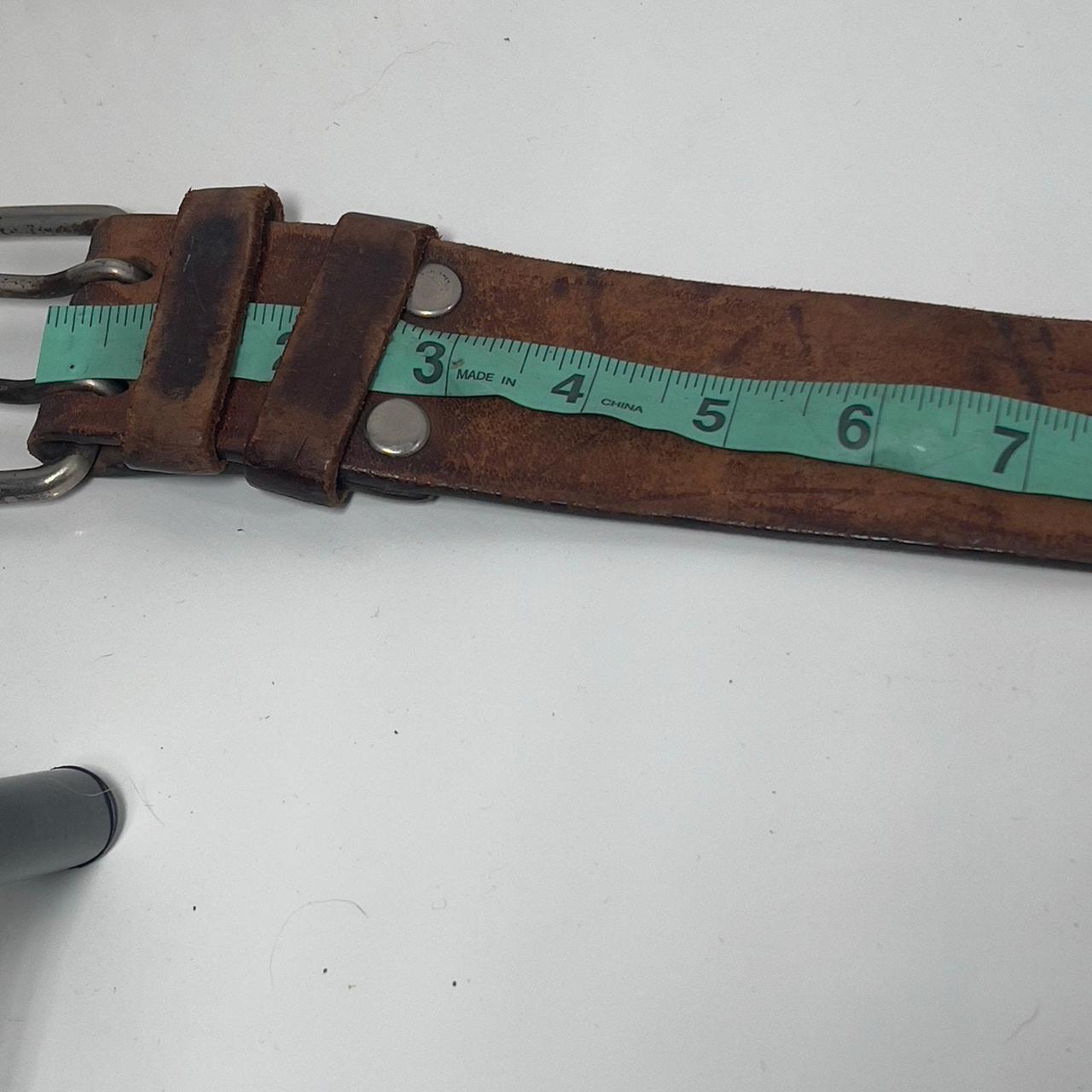 Source Unknown Men's Belt - Brown – Wide Stamped … - image 2