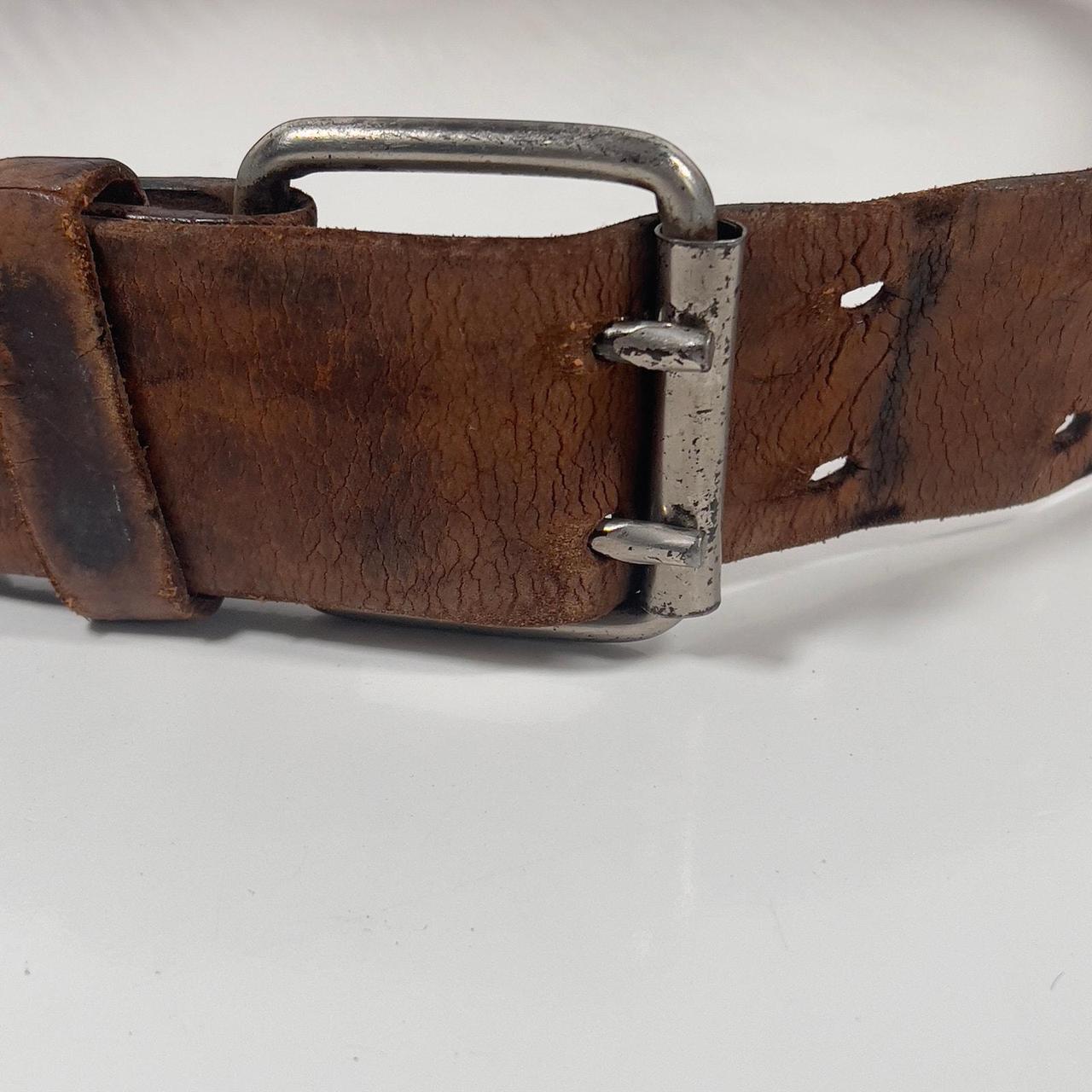 Source Unknown Men's Belt - Brown – Wide Stamped … - image 8