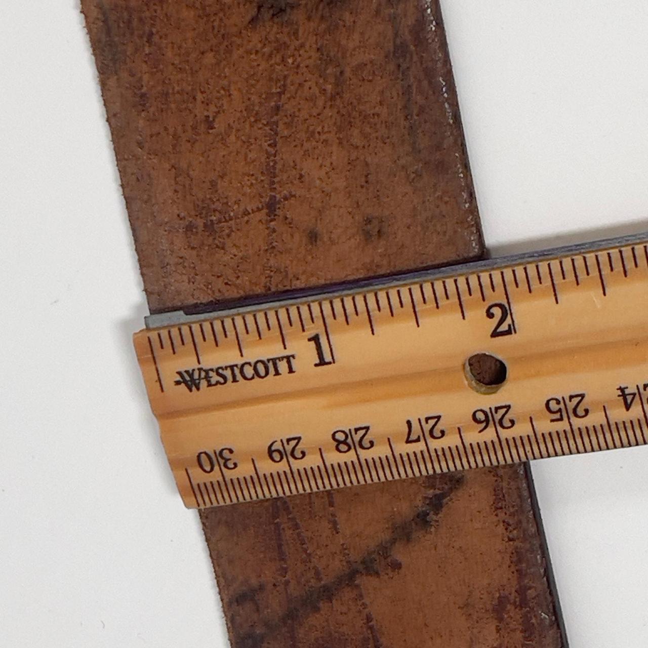 Source Unknown Men's Belt - Brown – Wide Stamped … - image 7