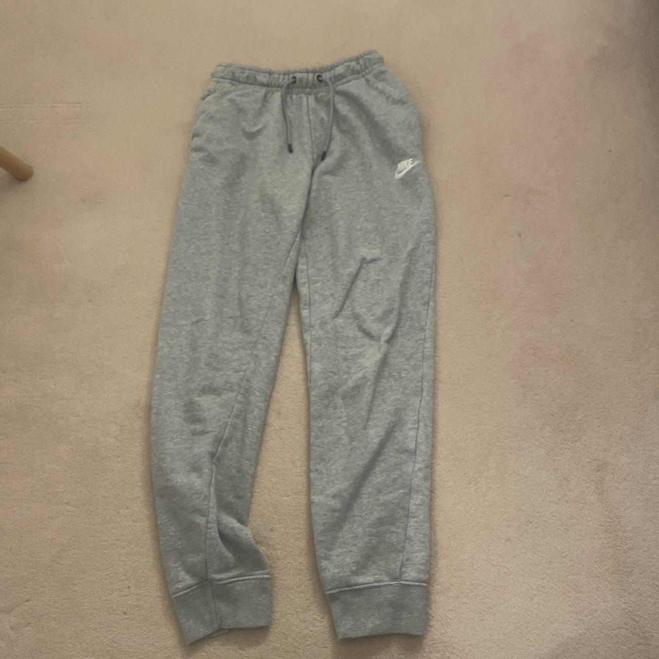 Small grey Nike joggers, only worn twice - Depop