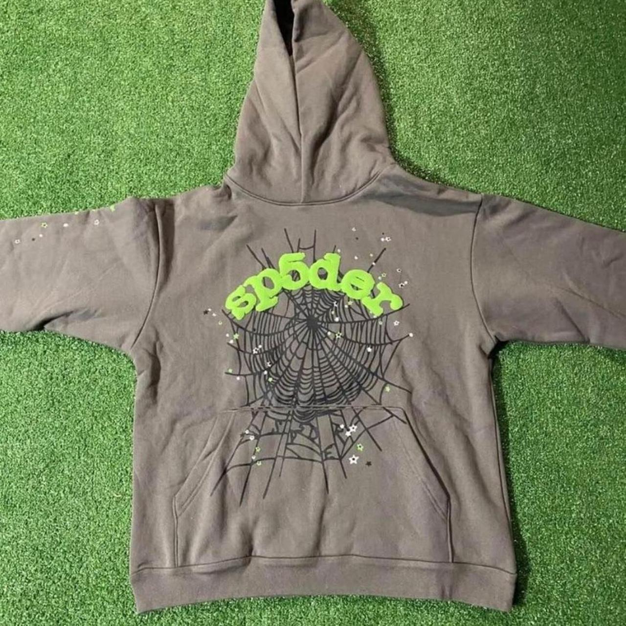 Slate Grey Spider Worldwide Hoodie 