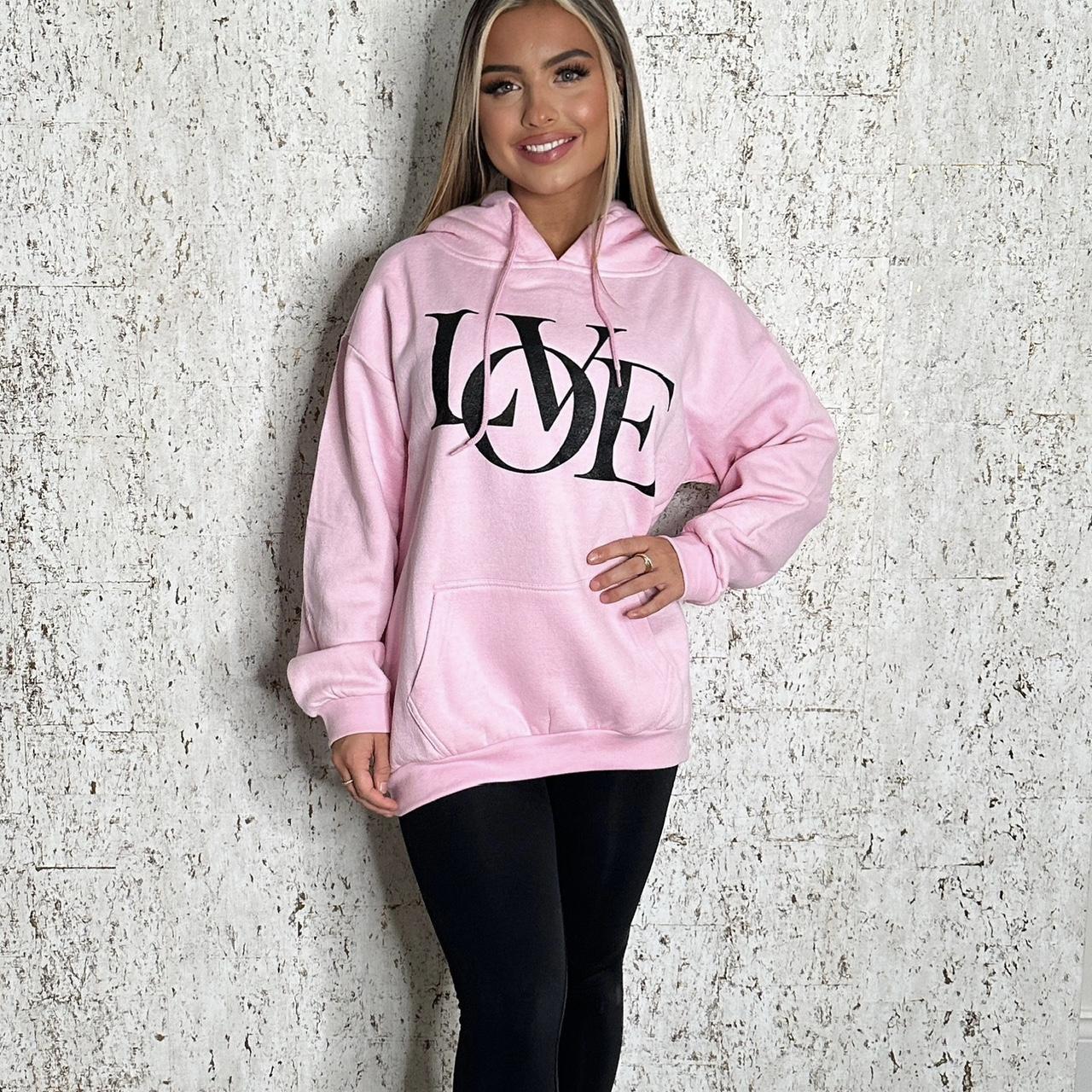 Pink brand hoodies online