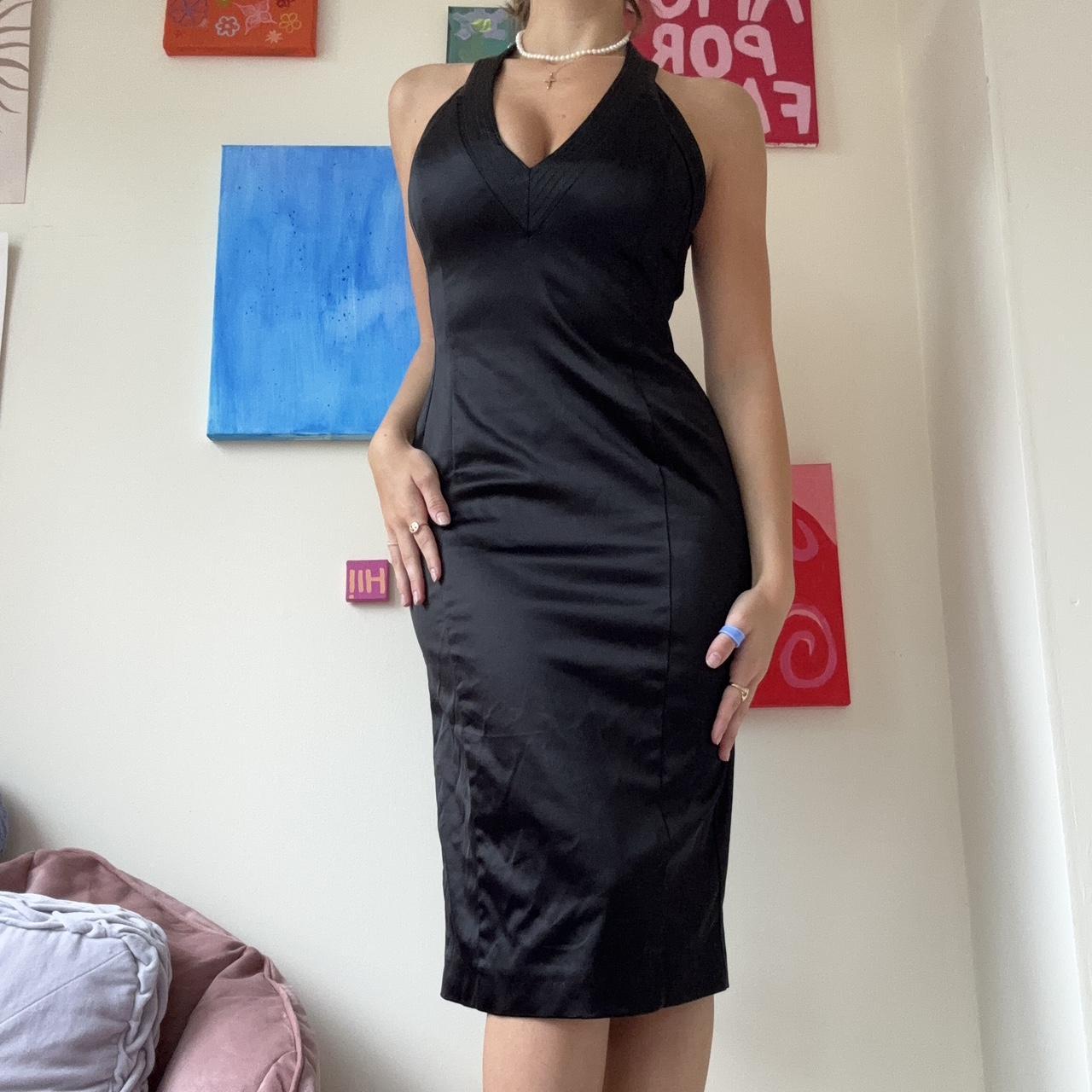 90s little black dress Stunning 90s black silk