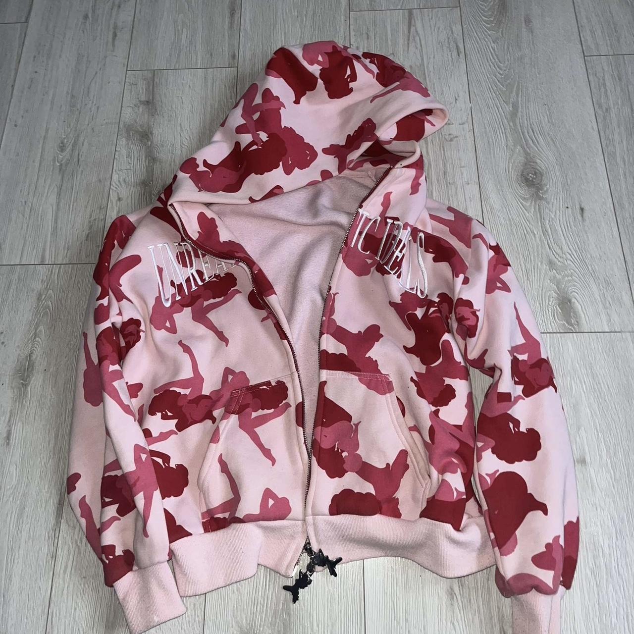 Pink camo tracksuit online