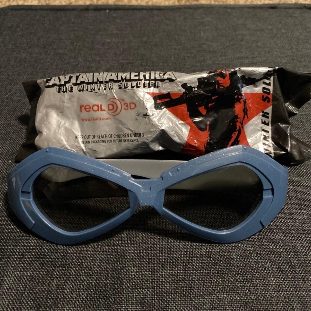 CaptainAmerica Winter Soldier 3D glasses OPEN NO. Depop