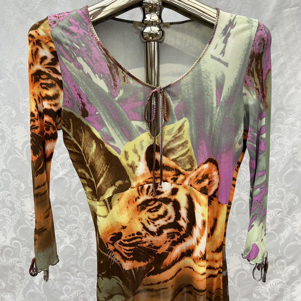 CLASS Roberto Cavalli 長袖トップス Class Roberto Cavalli Crocodile Print Long Sleeve Top (M