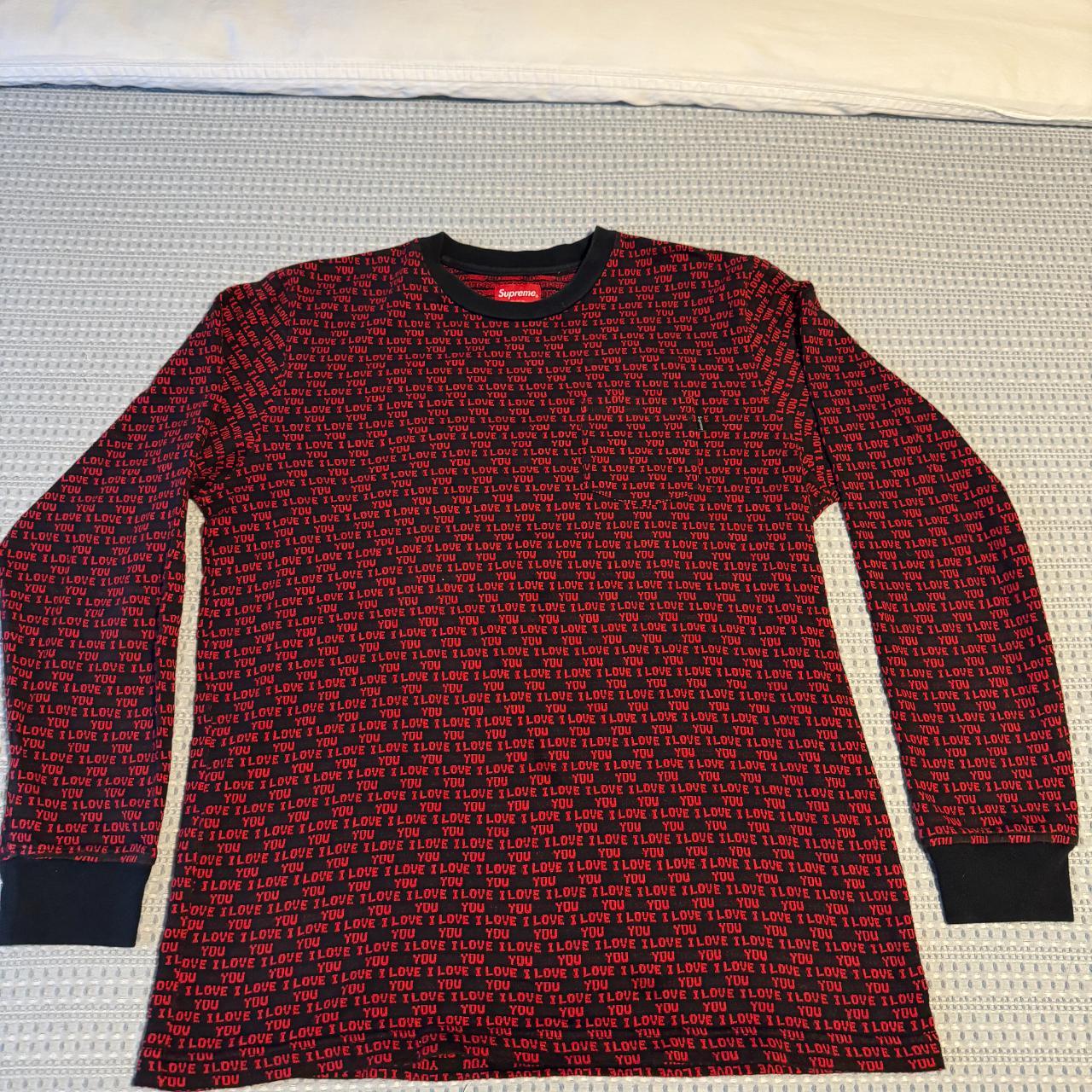 Supreme I Love You Jacquard Knit Longsleeve