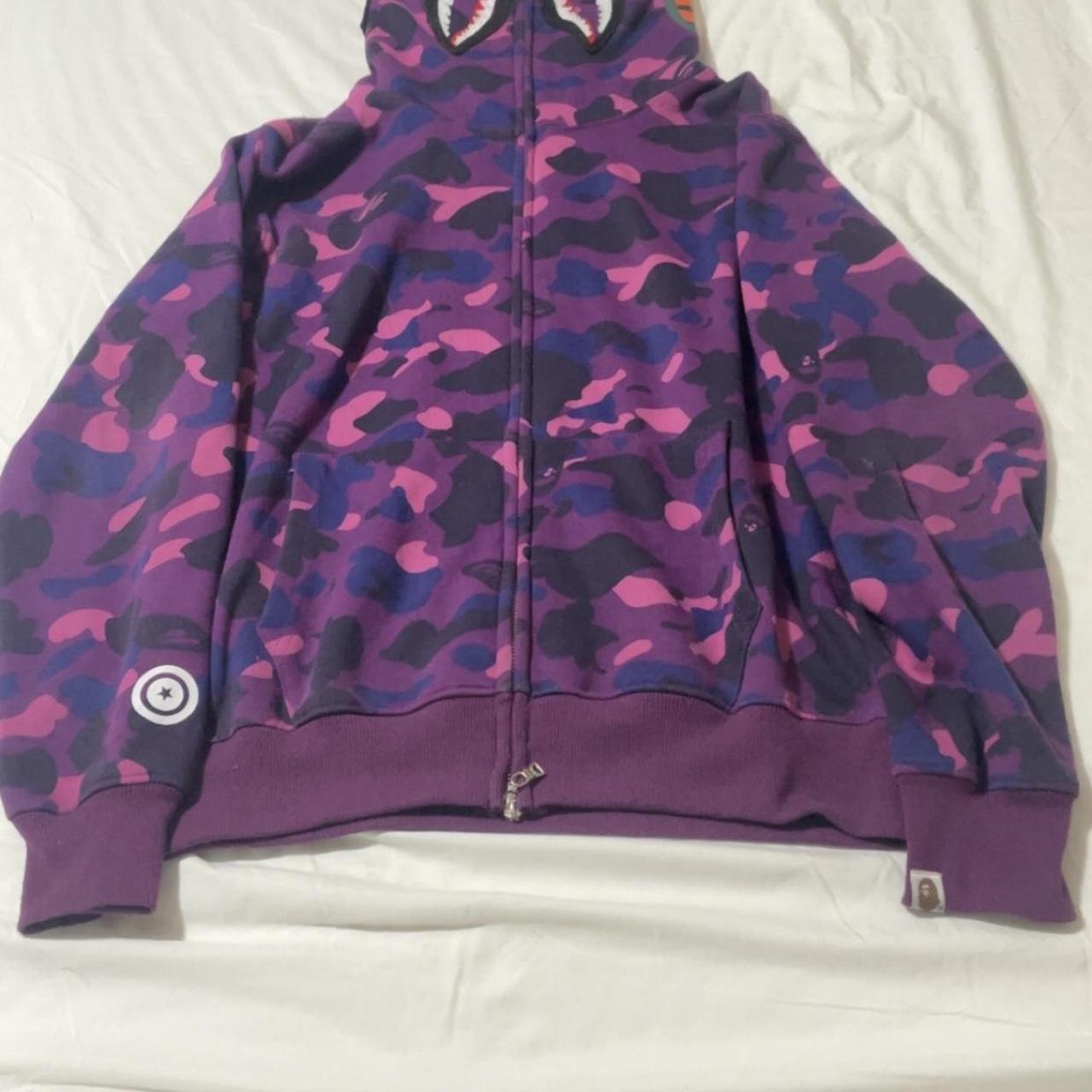 Real Vs Fake Bape Purple Bathing Ape Hoodie Original Need To Get