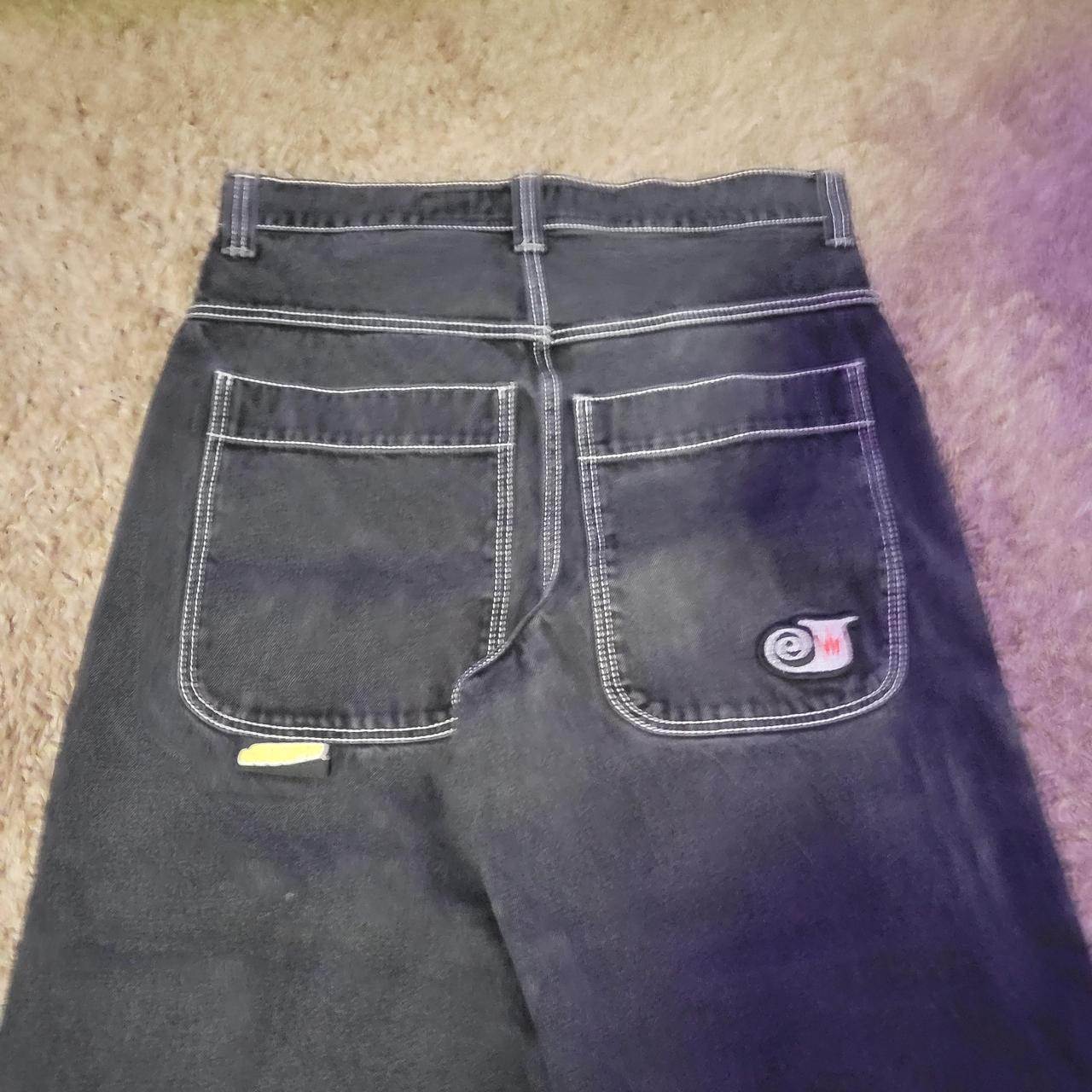 Jet black twin cannon jncos size 34x30. (Msg be4 | Depop