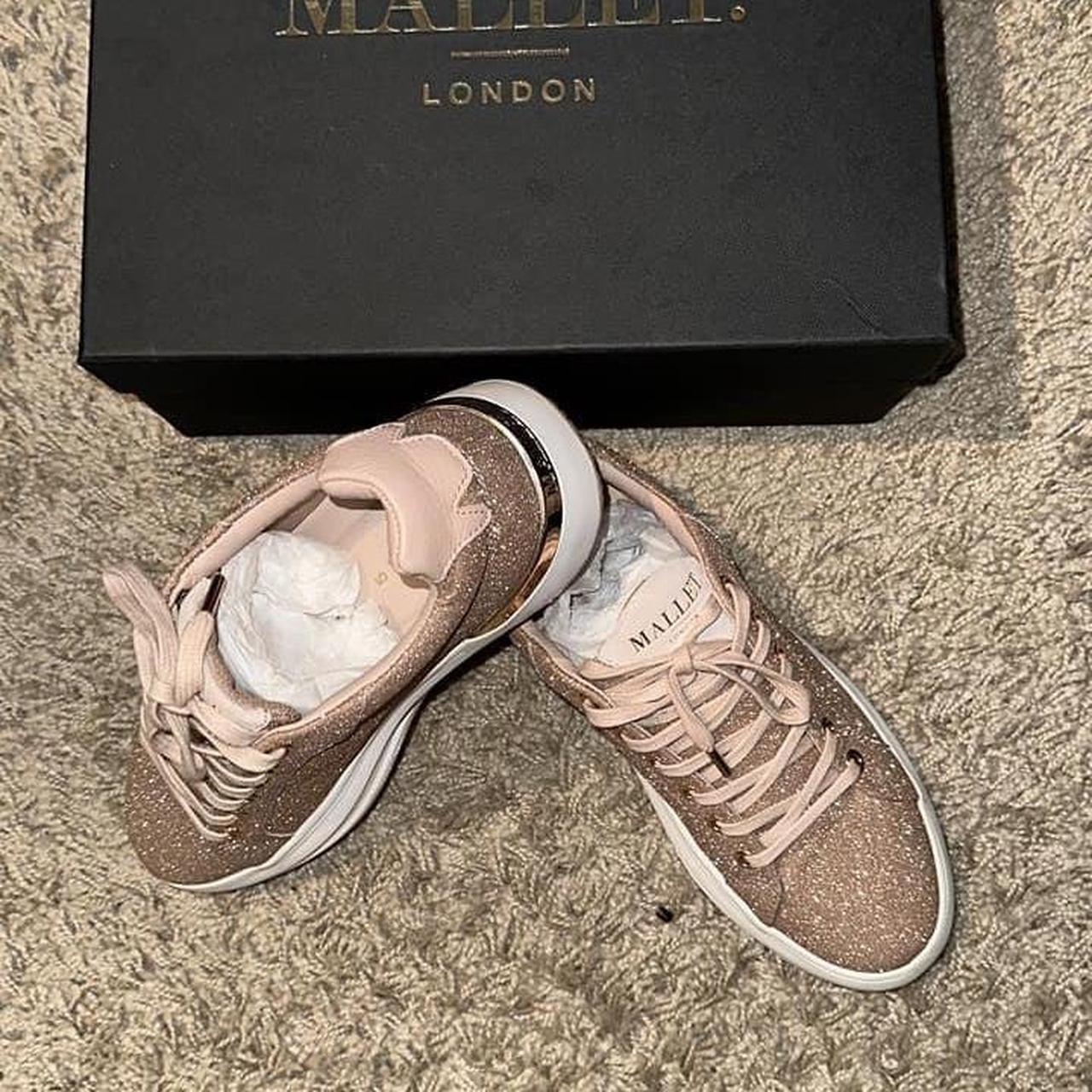 MALLET pink dusk sparkle trainer Bought