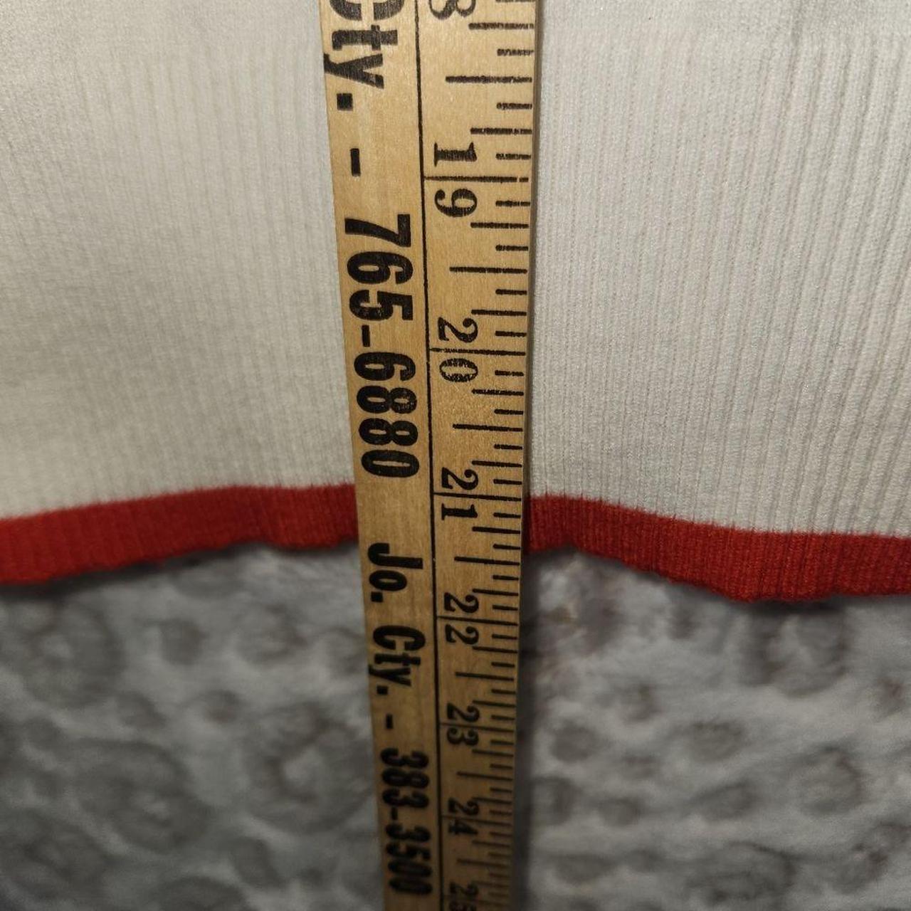 Source Unknown Women's Cardigan - Cream/Red - M –… - image 7