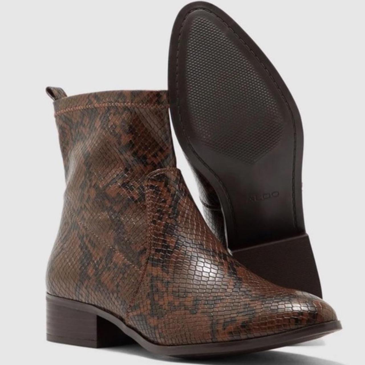 Like new ALDO snake skin Erigori Chelsea
