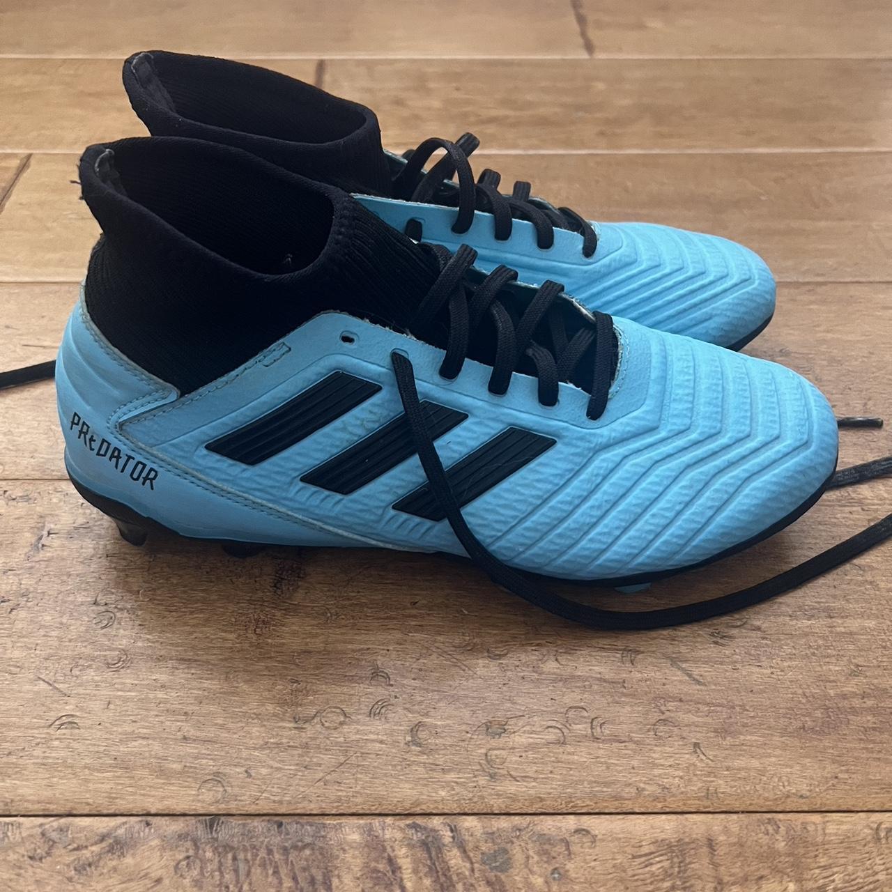 blue predator cleats