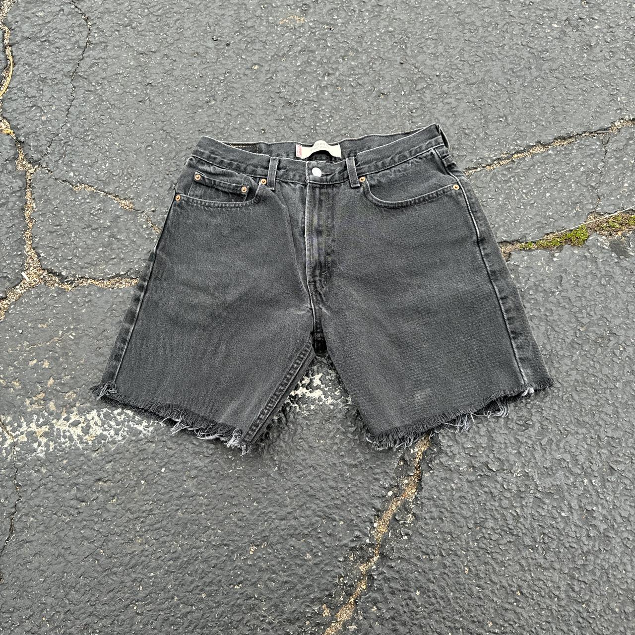 Vintage levi 505’s converted into jorts Size... Depop
