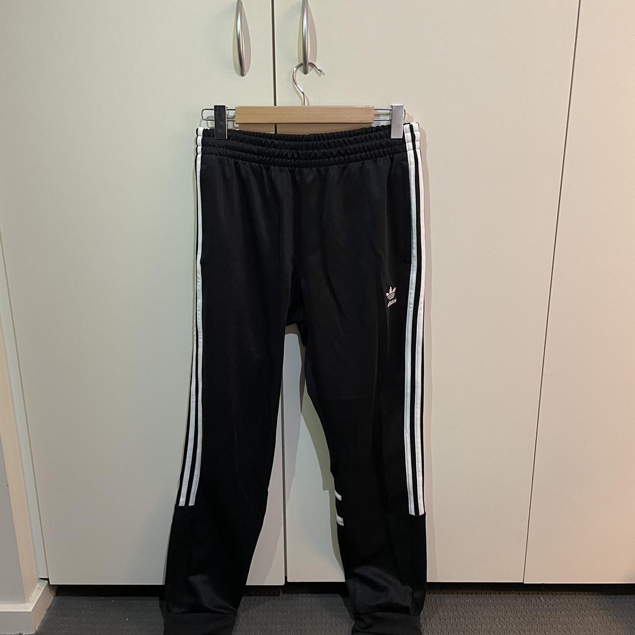 Adidas Track Bottoms Worn once. Was given these as... - Depop