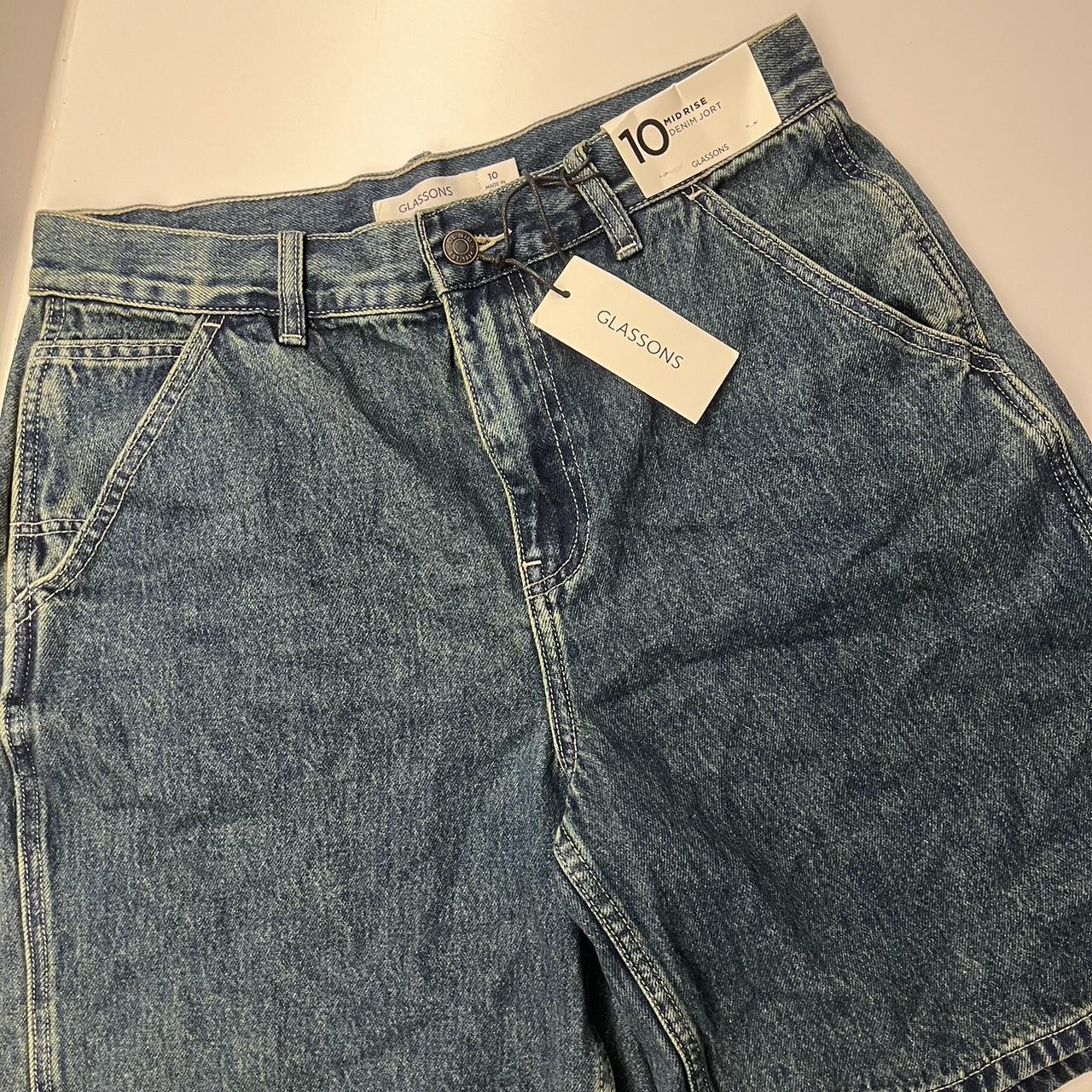 Glassons mid rise denim jorts BRAND NEW WITH TAGS... - Depop