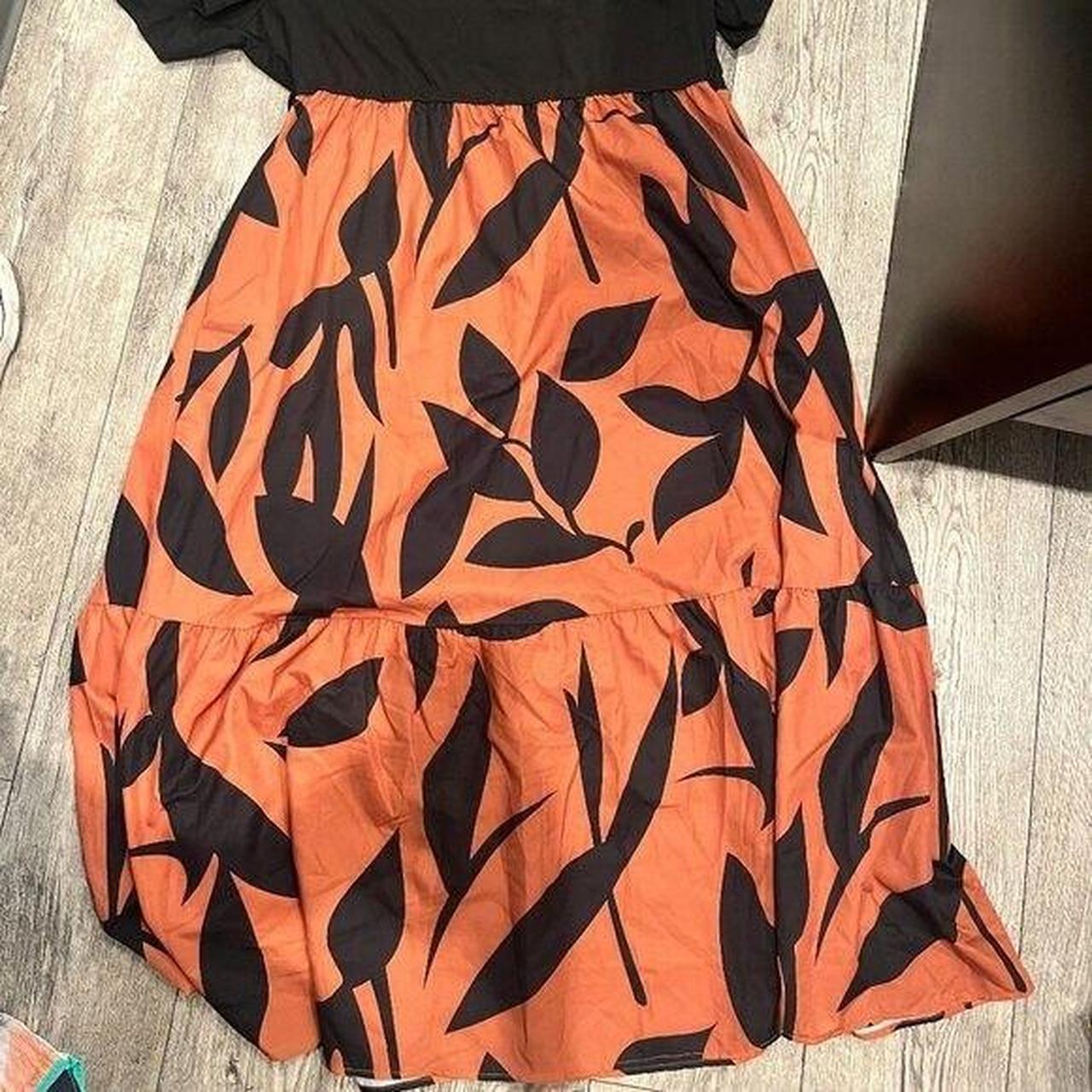 Shein Curve + Plus Women's Casual dresses - Orang… - image 2