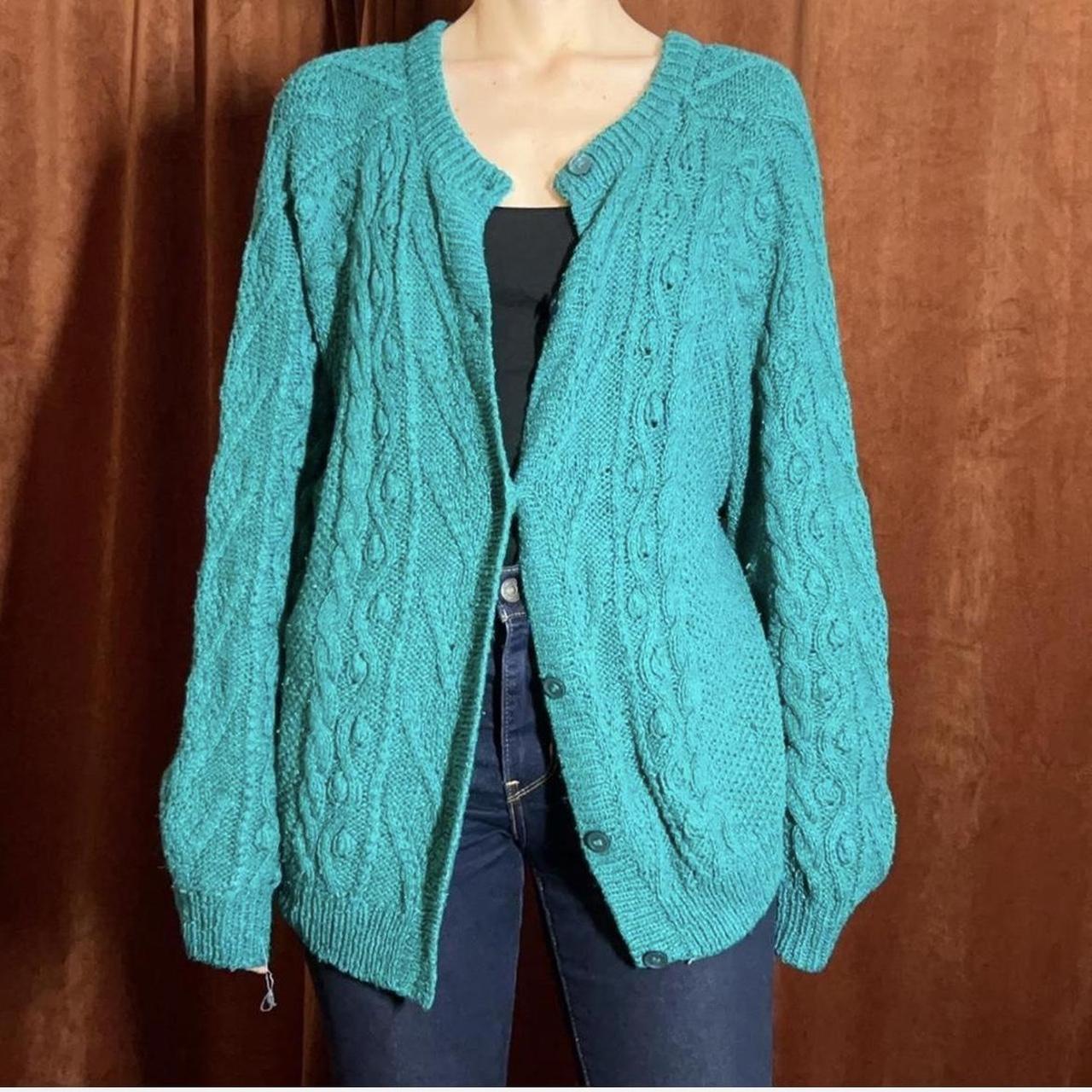 Handmade vintage outlet button cable cardigan