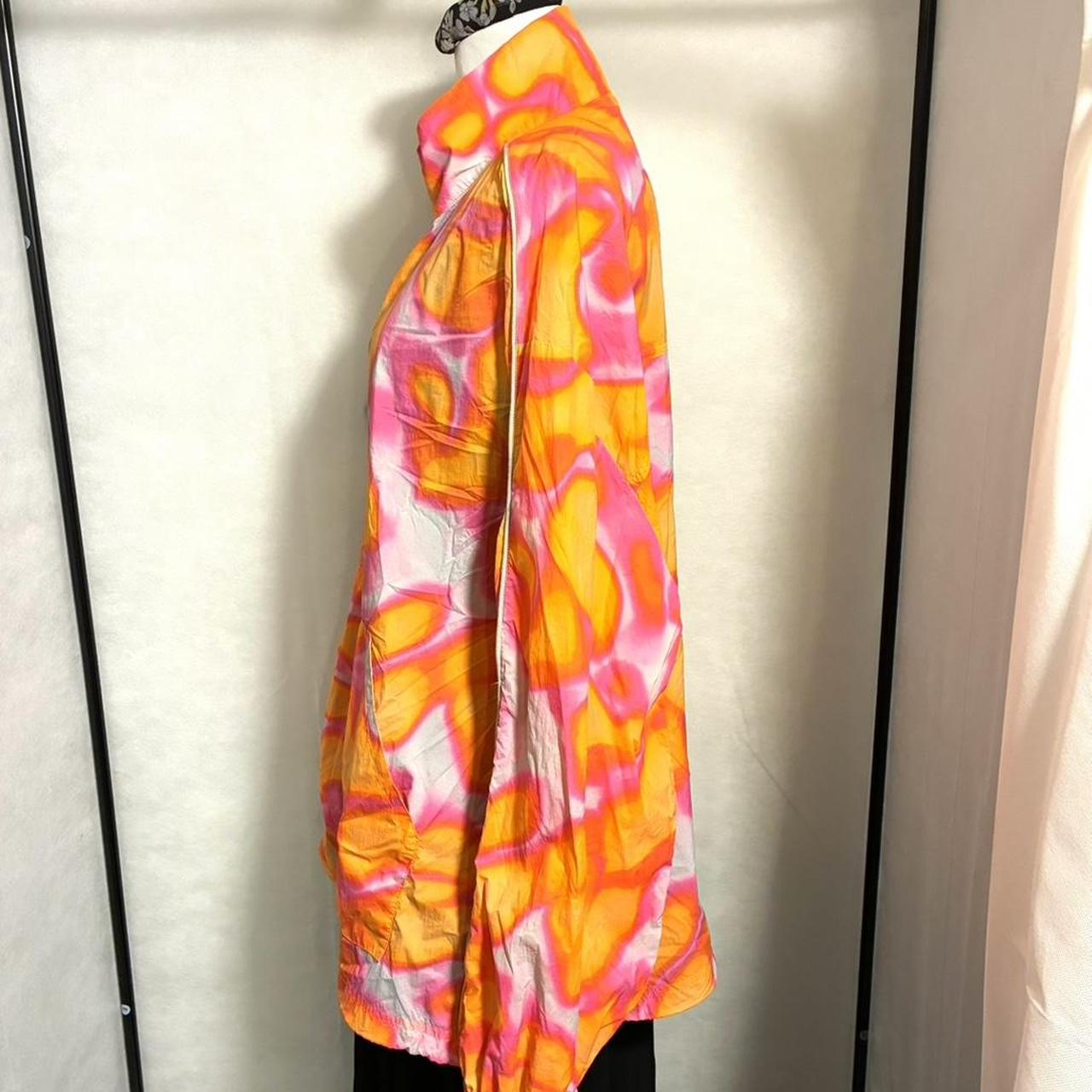 Max Studio Women's Windbreaker Jacket - Multi/Ora… - image 3