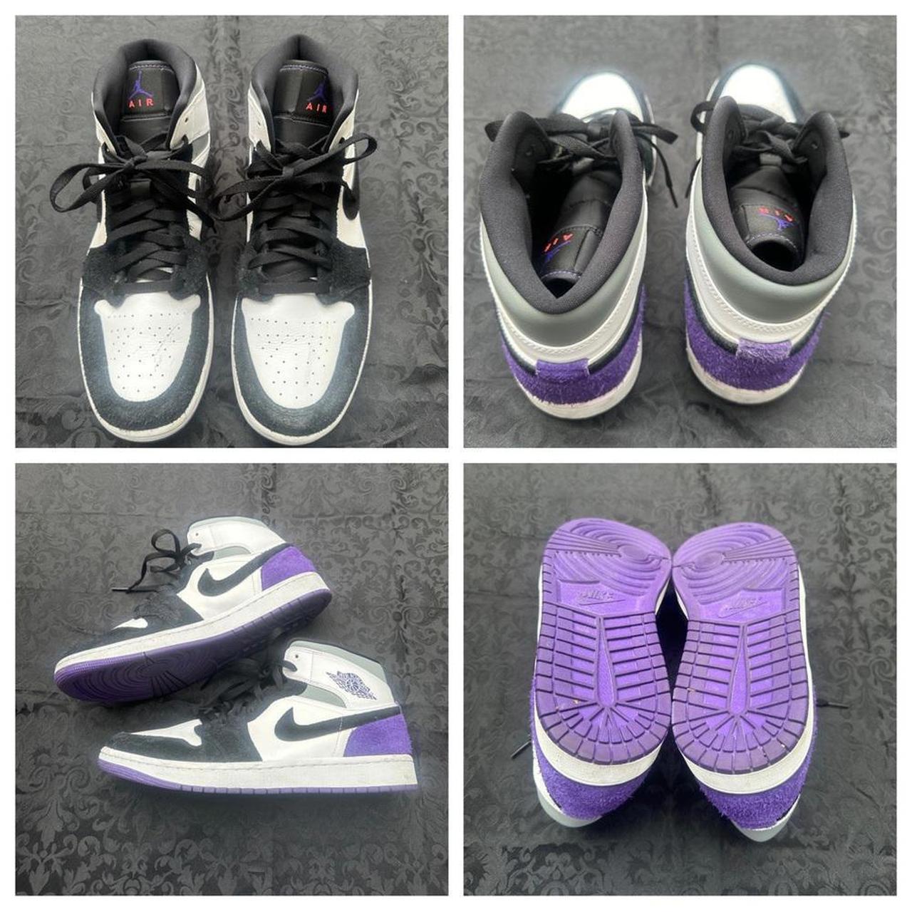 靴 NIKE AIR JORDAN 1 MID SE VARSITY PURPLE Air Jordan 1 Mid SE 'Varsity Purple' Men's Classic