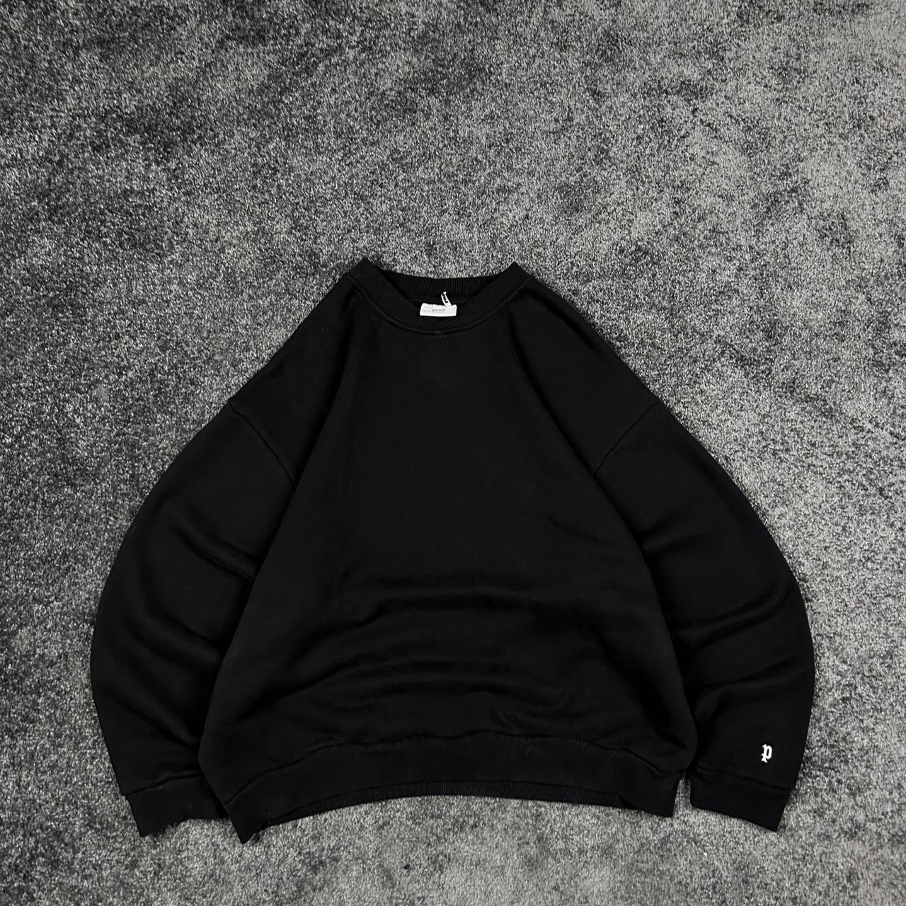 Peso black basic blank boxy vintage y2k sweatshirt. Depop