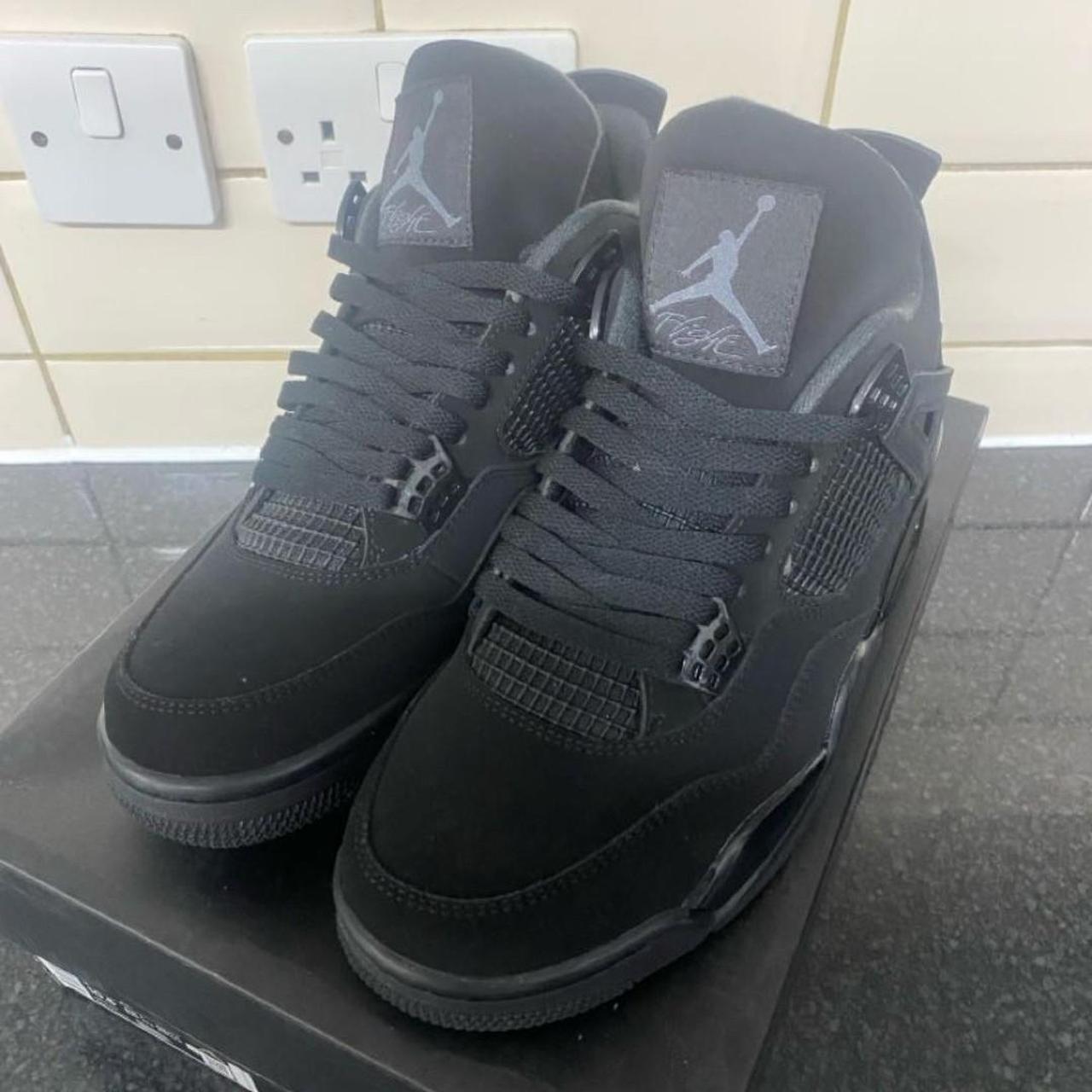 Black Cats Jordan #jordan #blackcats #4s #shoes Fast - Depop