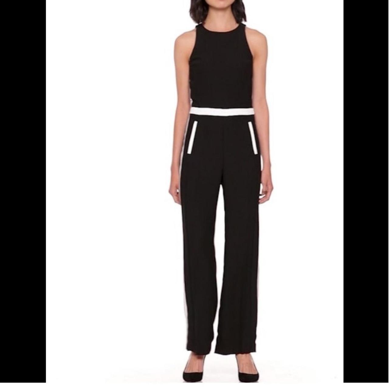 Tuxedo Side Stripe Jumpsuit Size XXS Petite