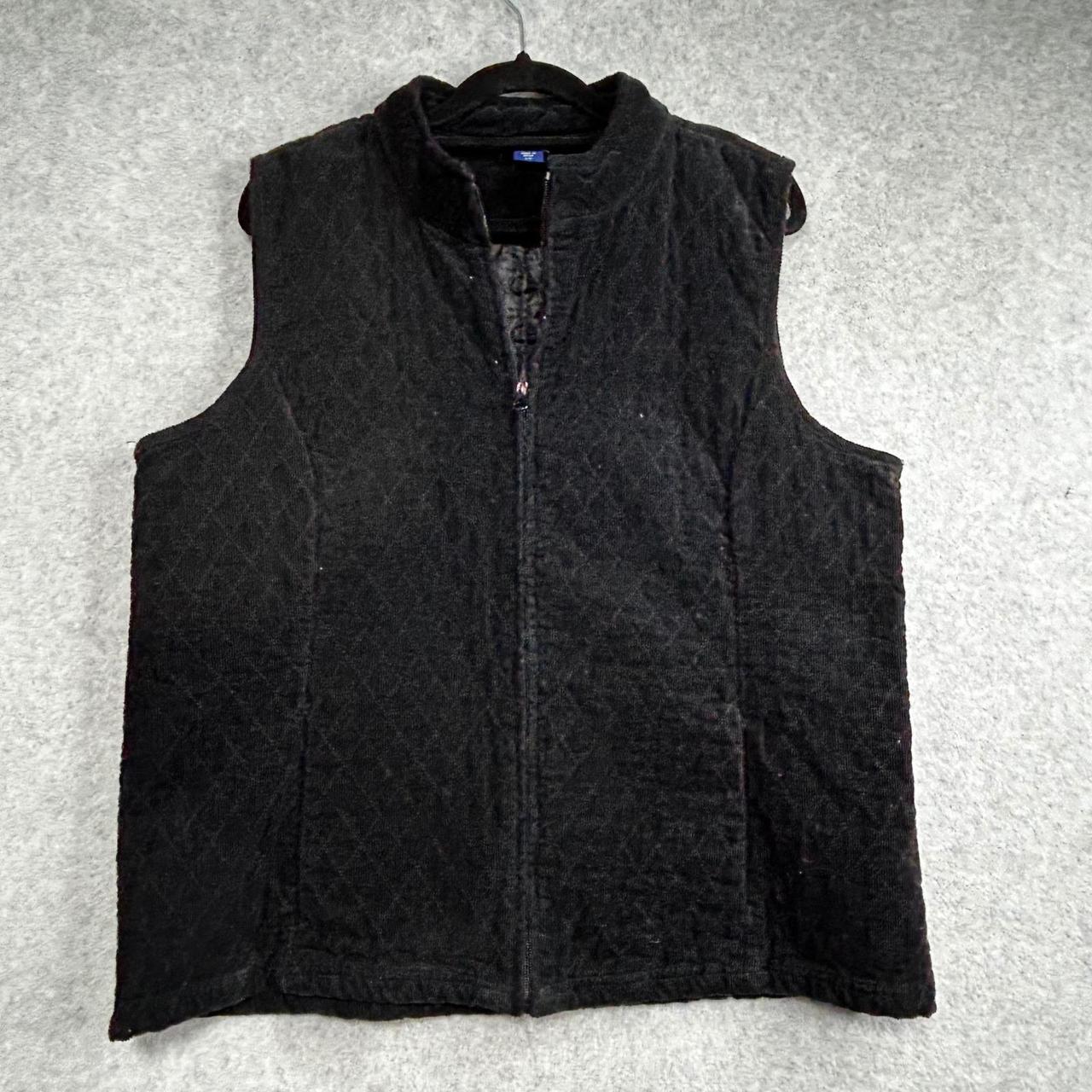 Basic Editions Women's Vest - Black - L – Basic E… - image 1