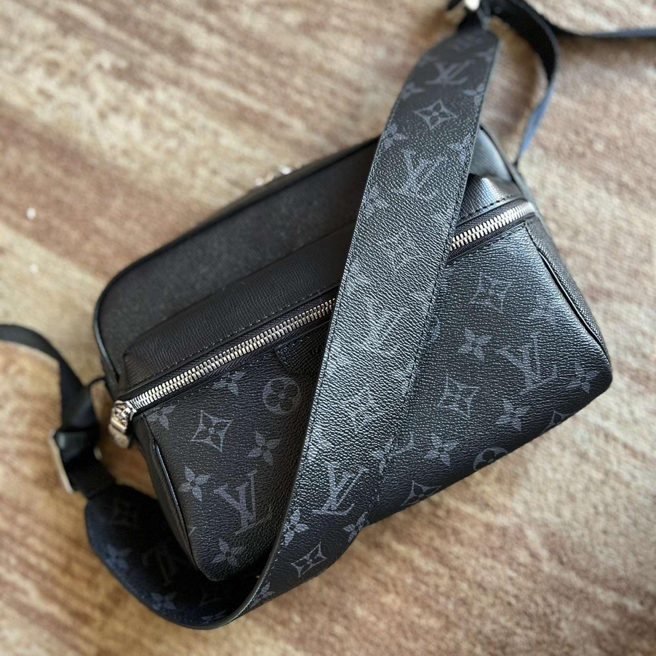 Lv Outdoor Messenger Bag The inside pocket did rip... Depop