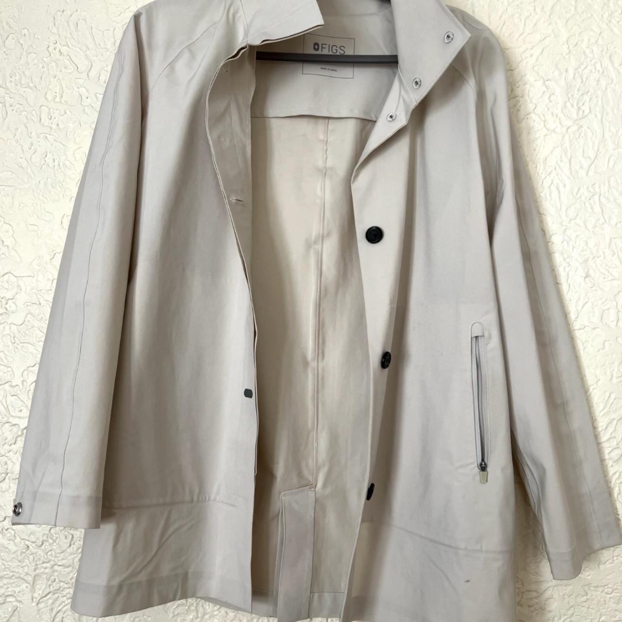 Figs Light Raincoat Women s S Stone Originally 75