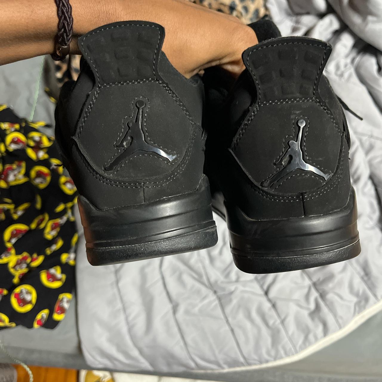 Black Cats Jordan 4’s (REPS) No box Depop