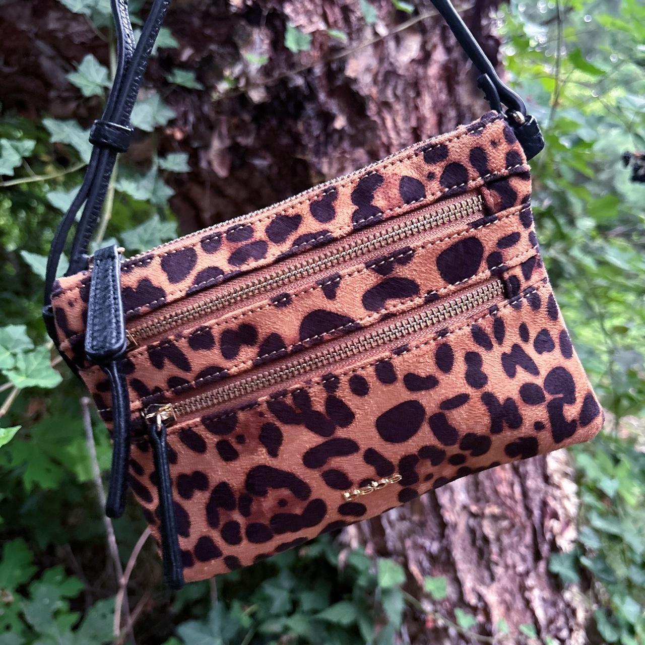 Bebe Women's Bag - Multi/Brown – BEBE Leopard Pri… - image 1