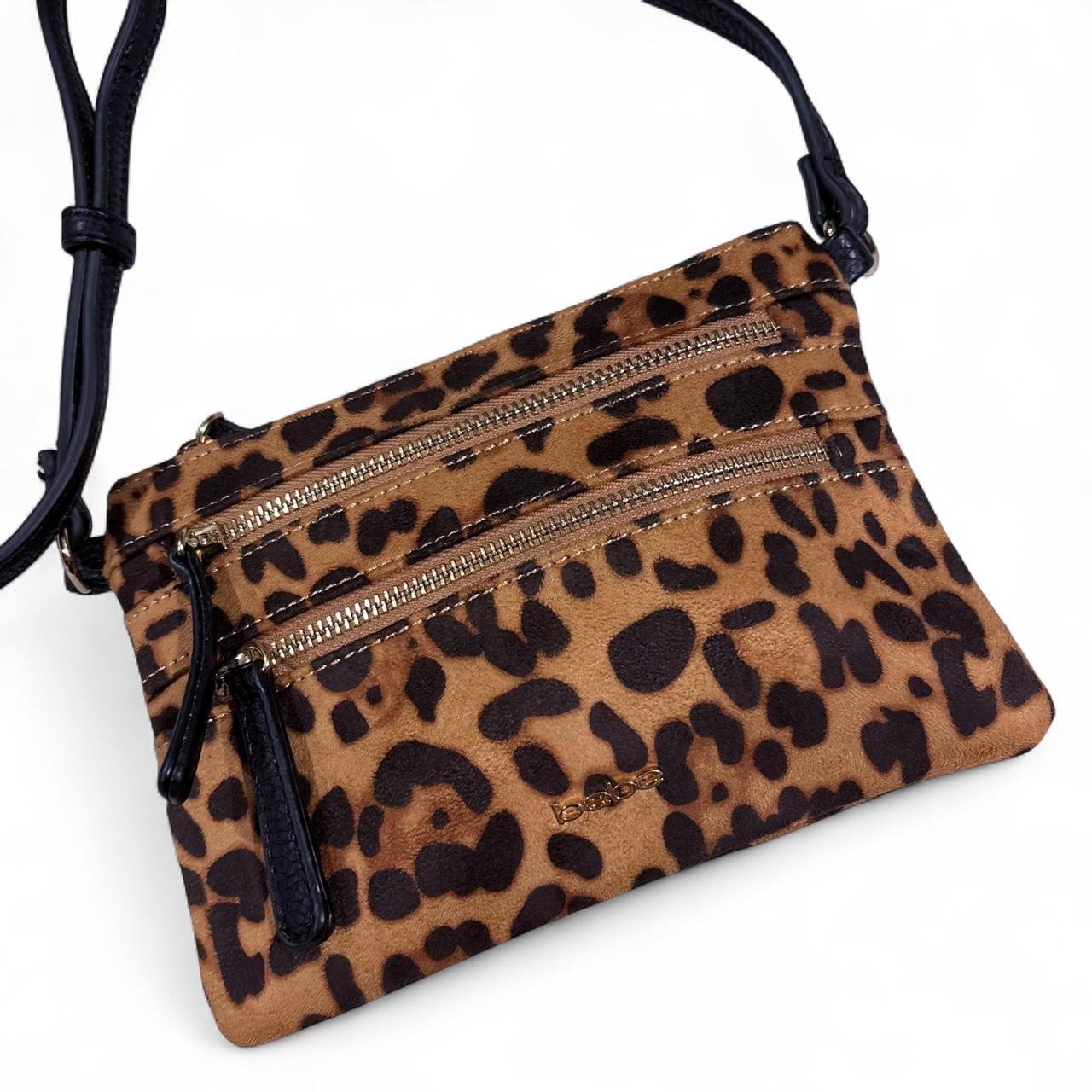 Bebe Women's Bag - Multi/Brown – BEBE Leopard Pri… - image 2