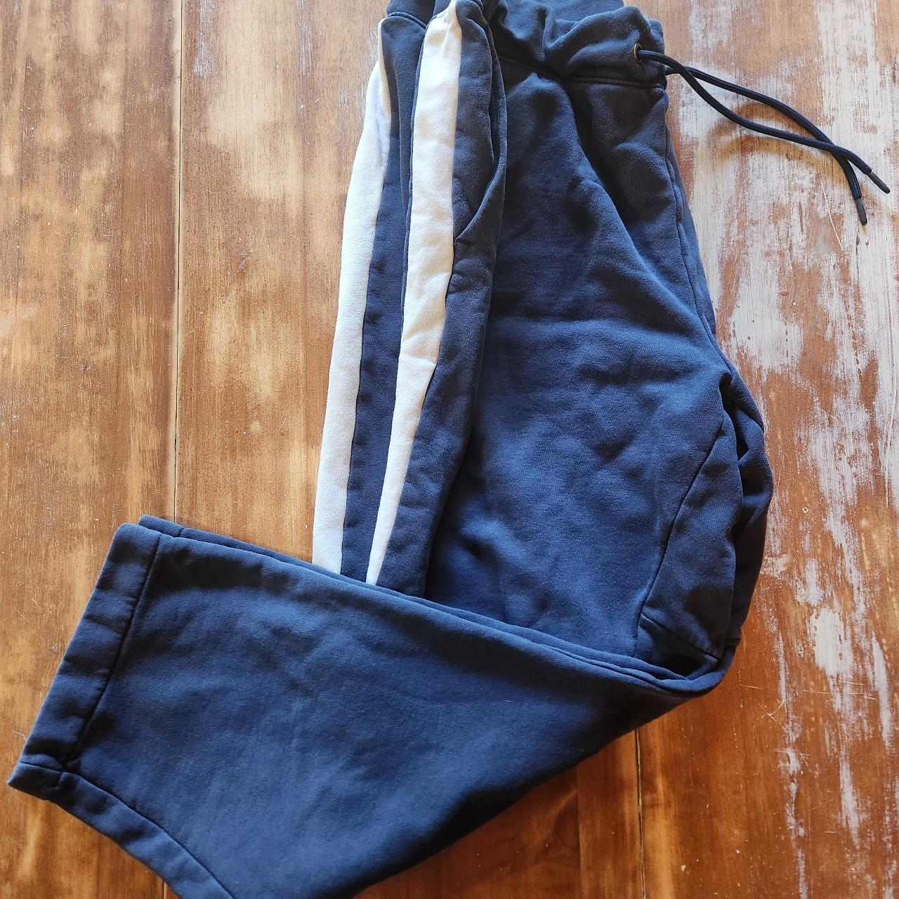 Navy blue rawlings sweatpants Size 36 38 LG. Depop