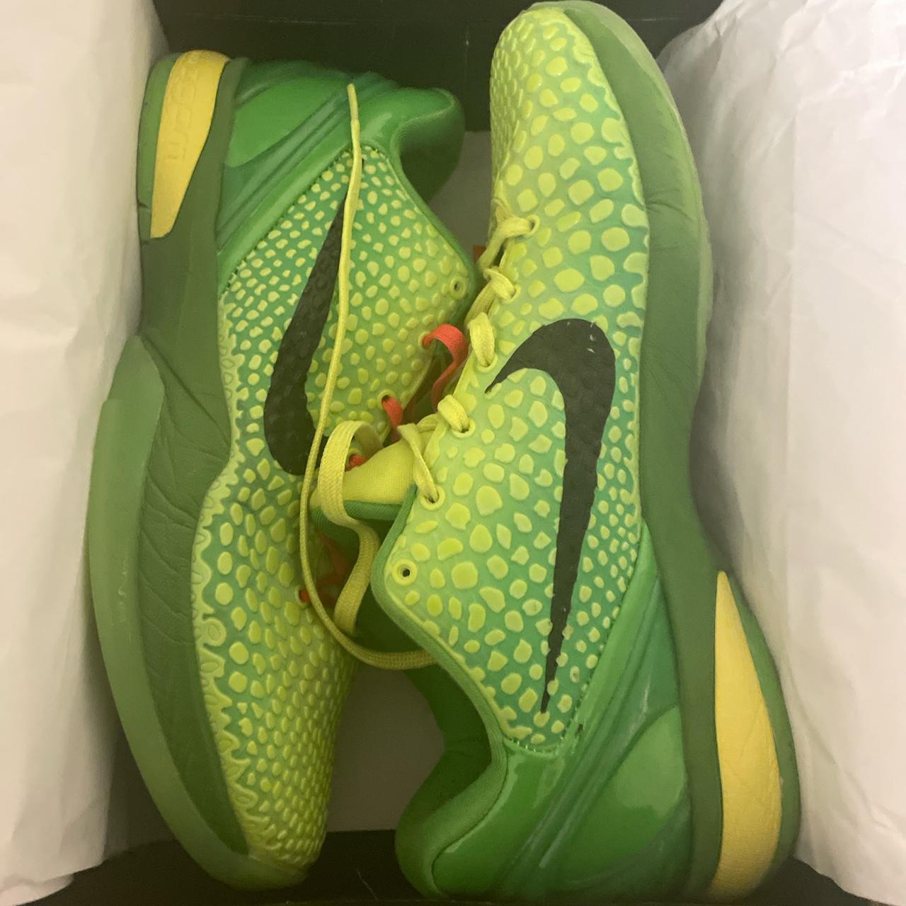 Kobe 6 protro grinches lightly used still have box... - Depop