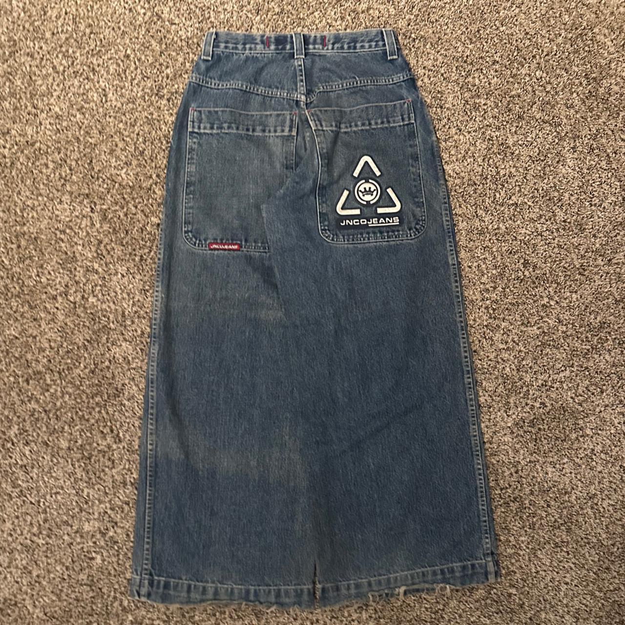 Super sick vintage deep pockets jnco jeans with huge... - Depop