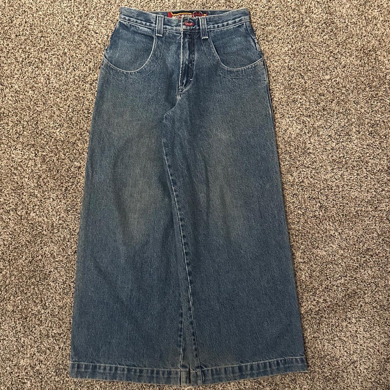 Super sick vintage deep pockets jnco jeans with huge... - Depop