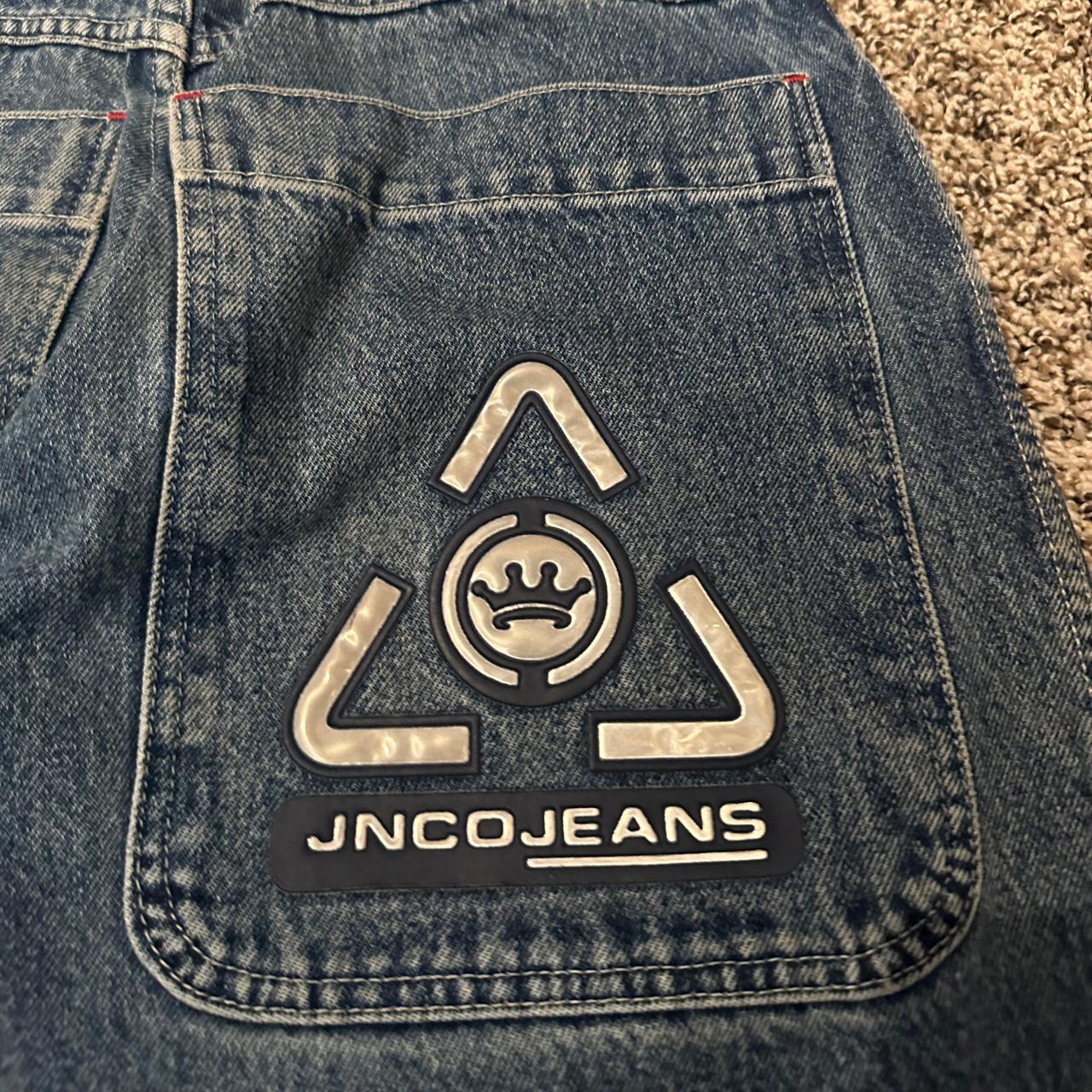 Super sick vintage deep pockets jnco jeans with huge... - Depop