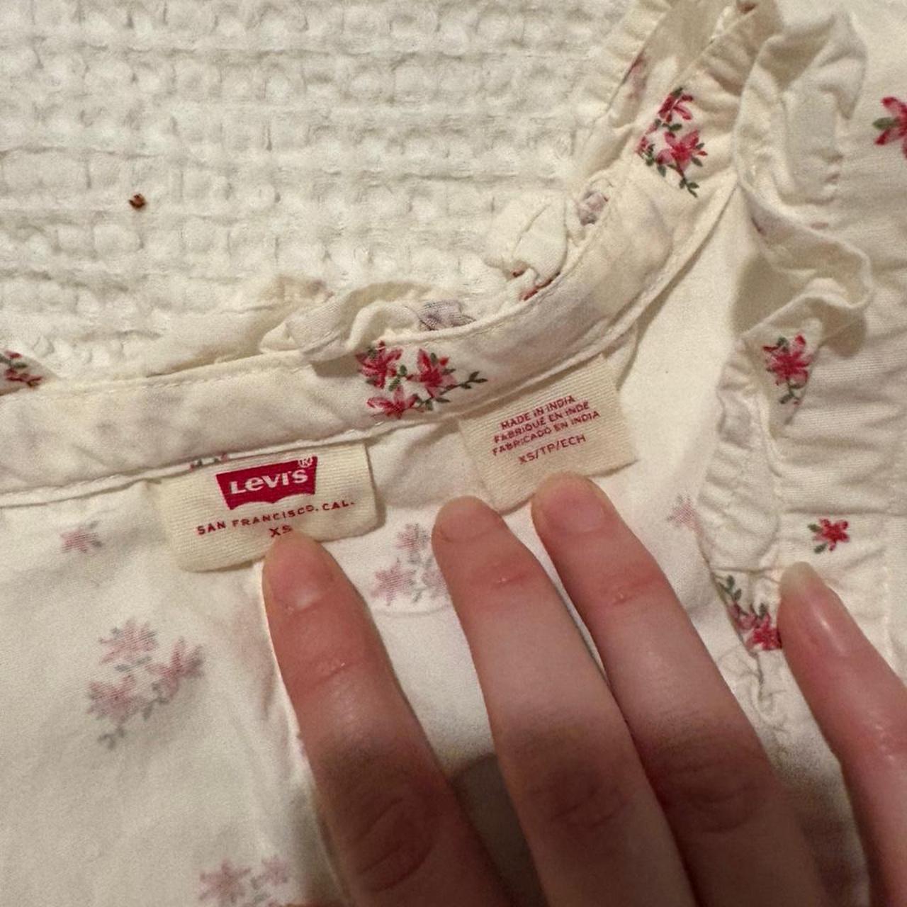 Levi's Women's Tank top - White/Cream - XS – Whit… - image 2