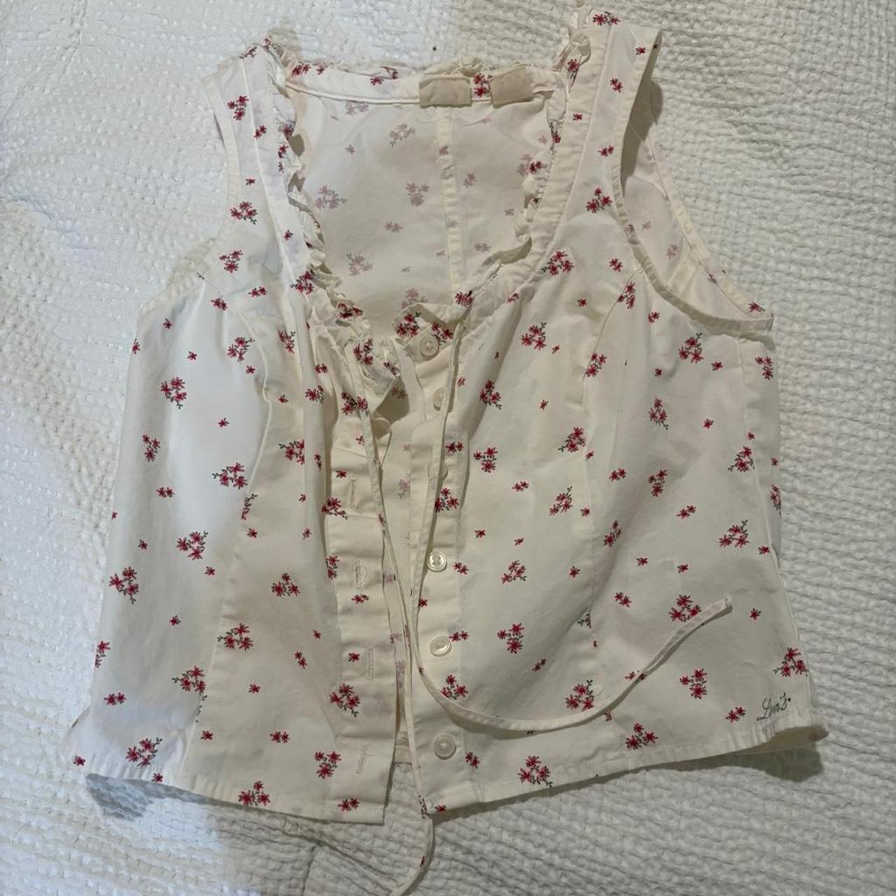 Levi's Women's Tank top - White/Cream - XS – Whit… - image 1