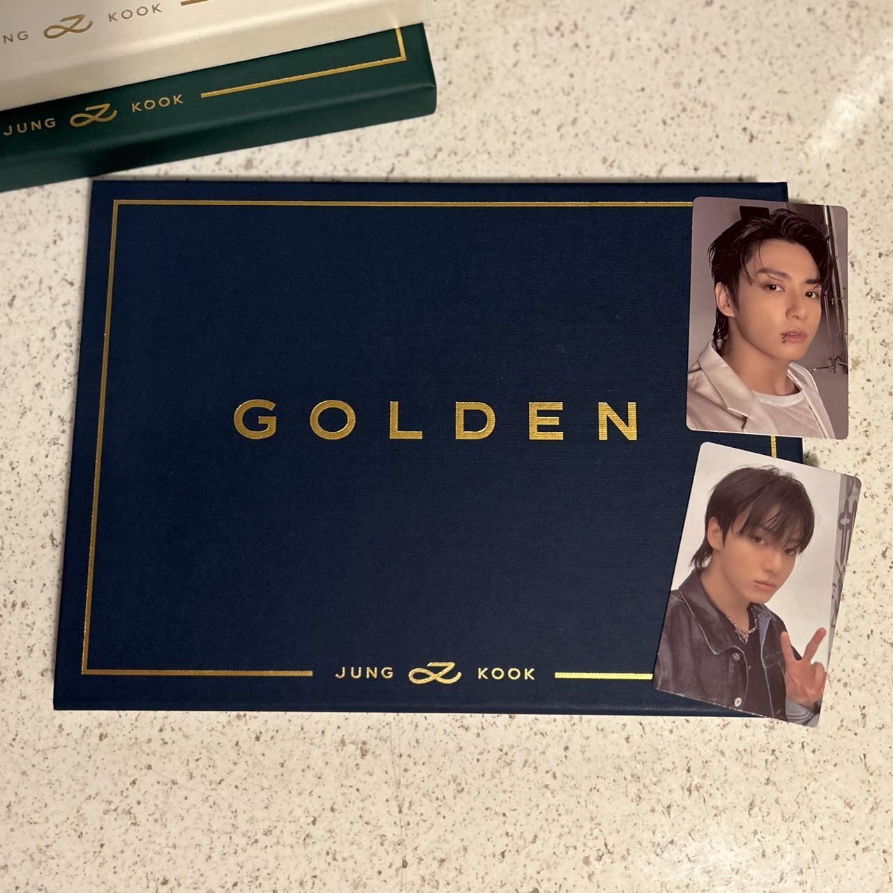 Jungkook “Golden” Blue version Unsealed but in mint | Depop